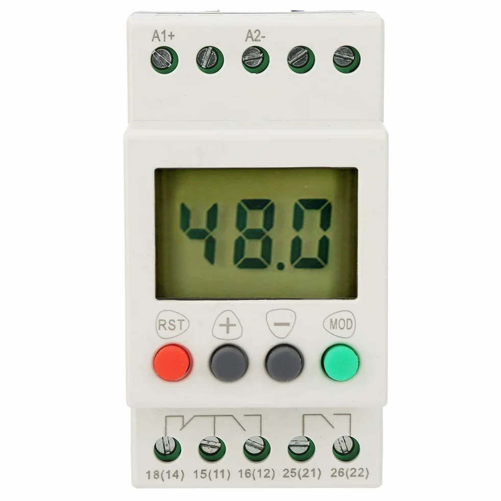 SVR1000 display a cristalli apparecchi di distribuzione e controllo dell'energia relè liquidi monofase di protezione sovratensione e sottotensione (AD220)