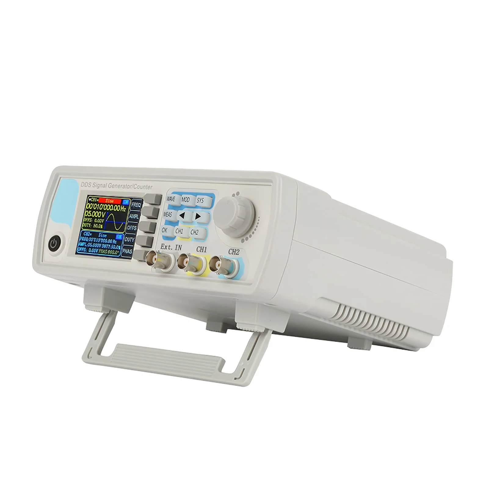 Generatore di Segnale, Generatore di Funzione Jds6600 Dds a Frequenza Sinusoidale ad Alta Precisione Controllo Strumentazione Digitale Ac100-240v (Reg. USA 60 Hz) (15 Hz)