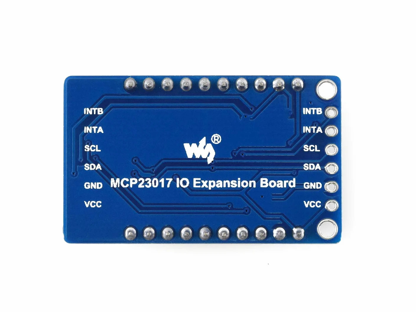 Waveshare MCP23017 IO Expansion Board I2C Interface Expands 16 I/O Pins Compatible with Both 3.3V and 5V Levels