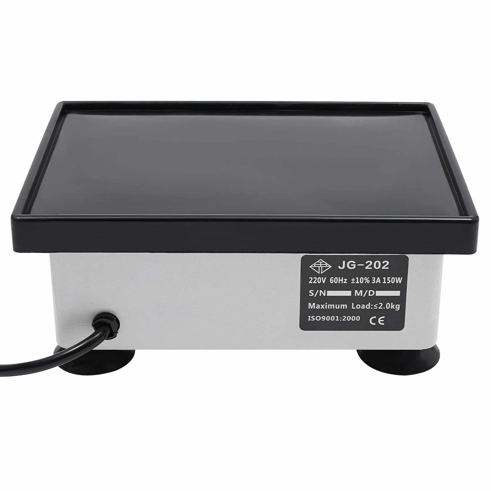 Oscillatore Quadrato Dentale Vibrazione per Gesso Vibrazione per Laboratorio 150W Kit per Laboratorio Odontoiatrico Ospedale Dentista Clinica - 24×18×10cm