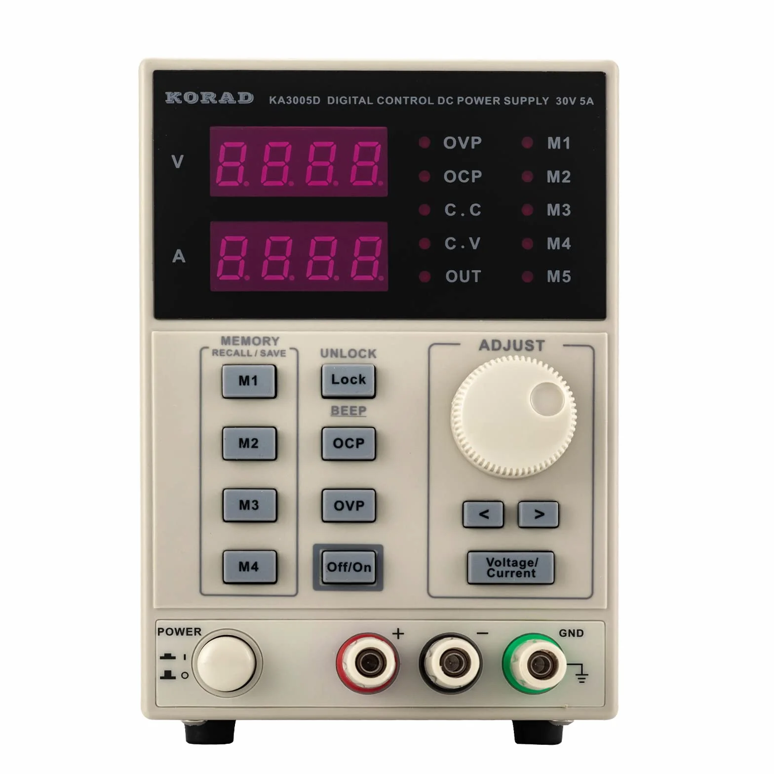 Fonte di programma DC 0-30 V, 0-5 A, programmabile, corrente costante/tensione costante, alimentatore da laboratorio con indicatore LED ad alta precisione, per laptop, telefoni cellulari, rasoi