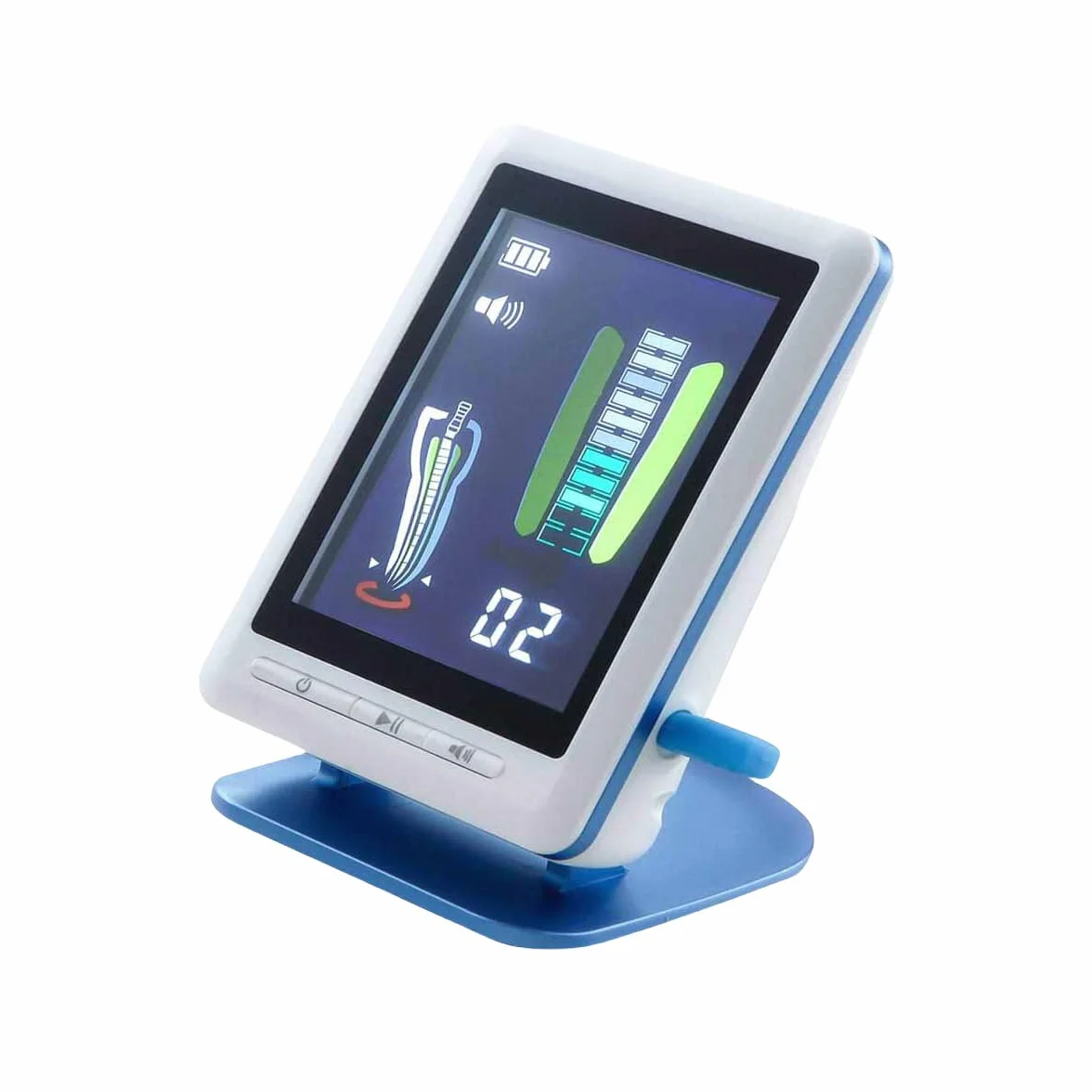 LCD Endodontico Apex Locator Meter+2 Tester 5 Lip Hook (blu)