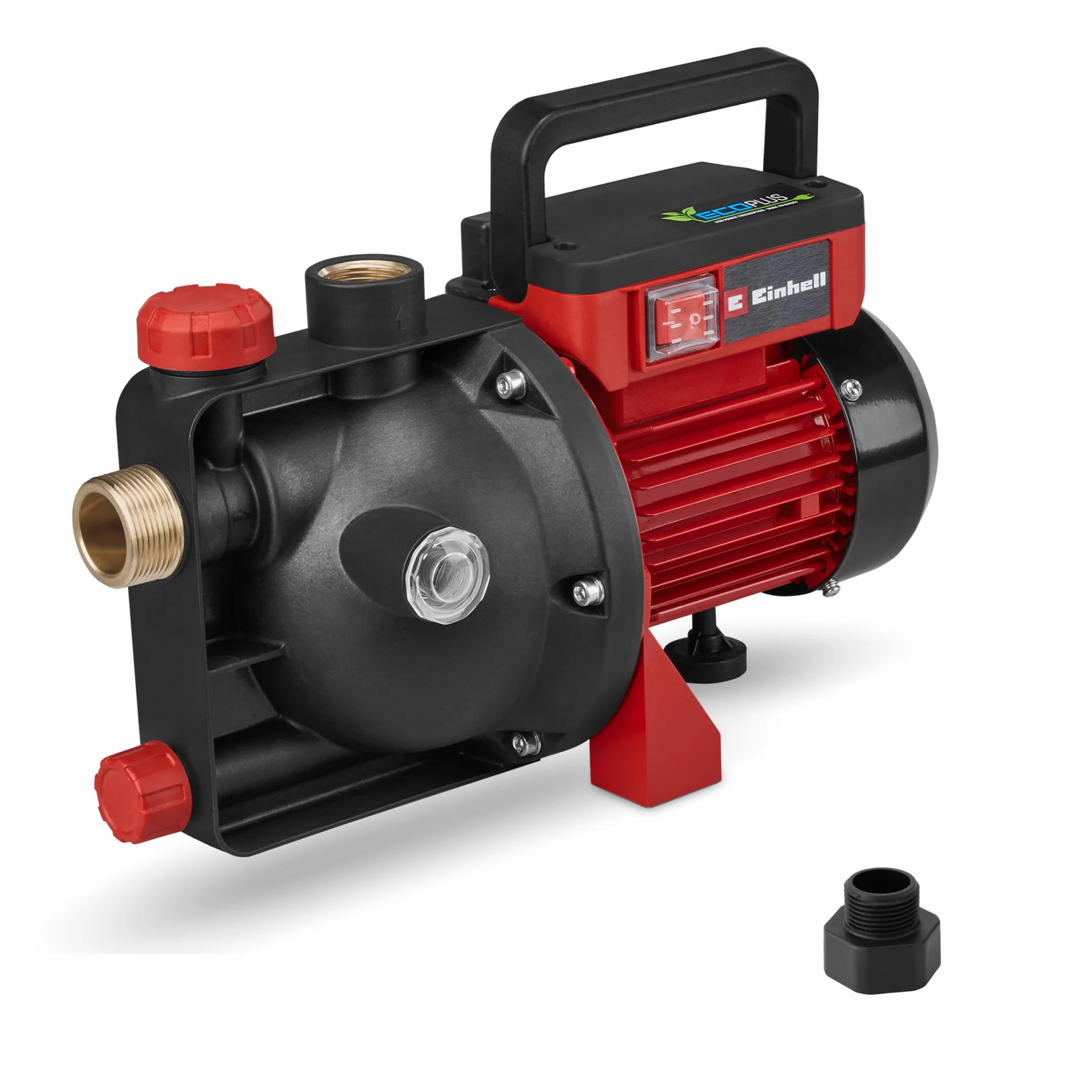Einhell Pompa da giardino GC-GP 6050 ECO PLUS (portata max. 5000 l/h, prevalenza max. 40 m, tecnologia ECO PLUS, vite di scarico dell'acqua, adattatore universale 33,3 mm incluso)