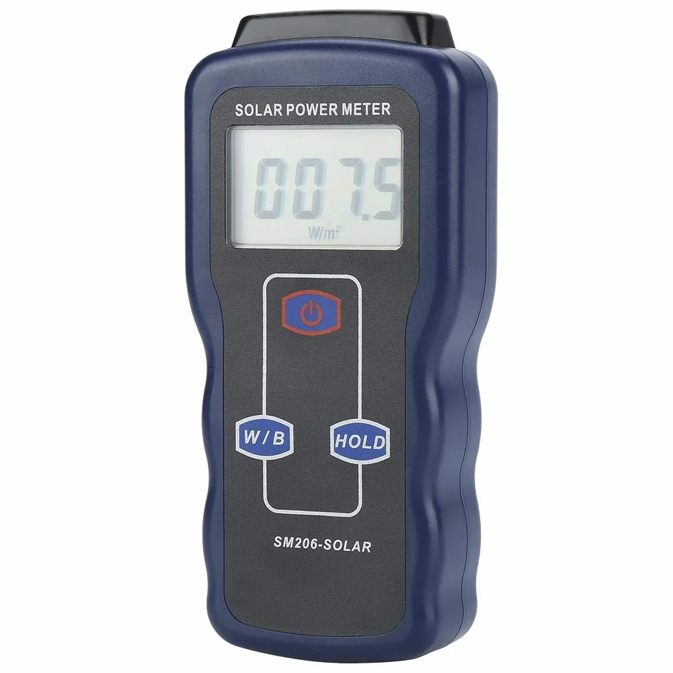 SM206 Digital Solar Energy Meter Tester di insolazione energetica per radiazioni solari Tester di misurazione Accessori di ricambio Replacement