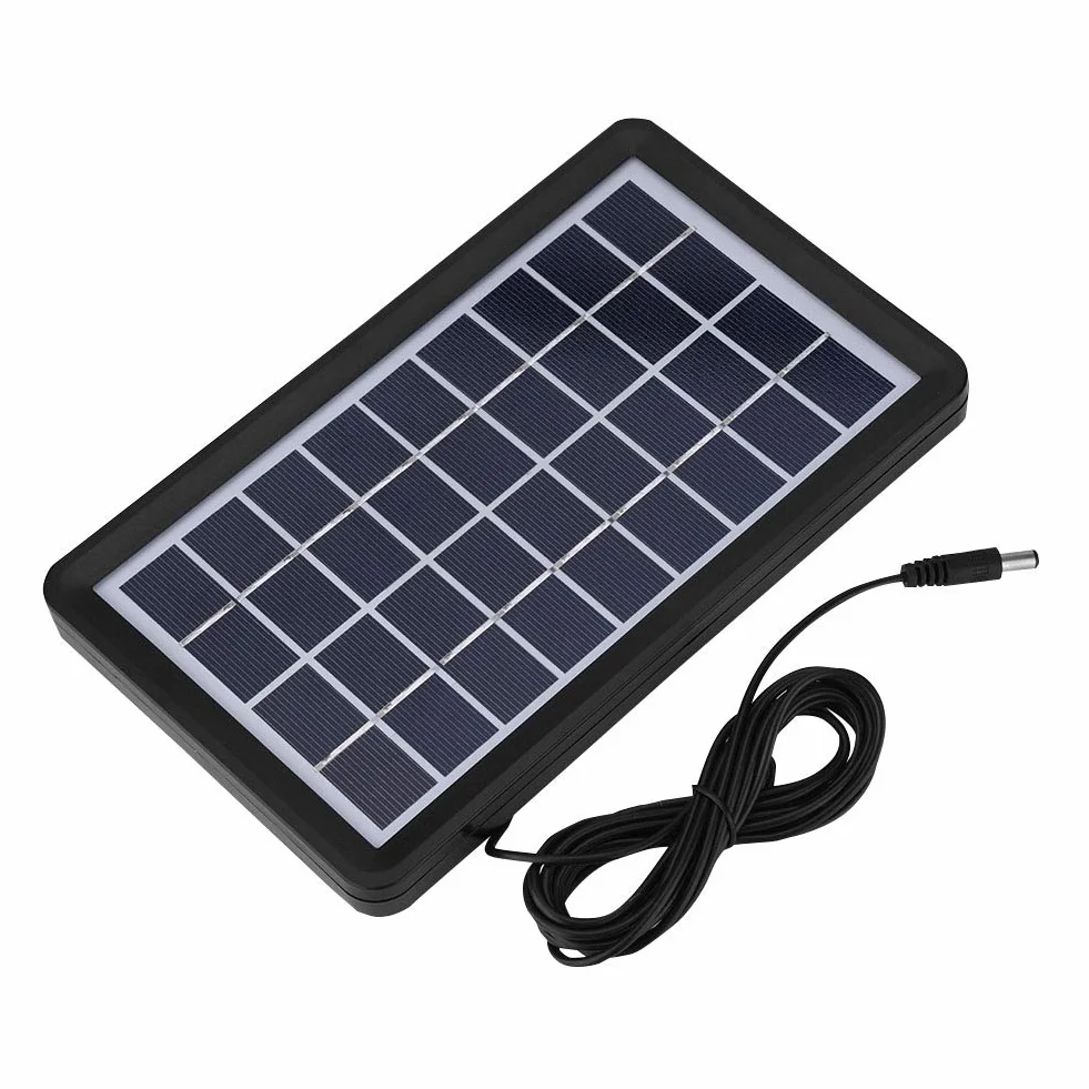 Richer-R ASHATA Pannello Solare, 9V 3W Solar Board Impermeabile al 93% di Celle Solari in Silicio Policristallino a Trasmissione di Luce