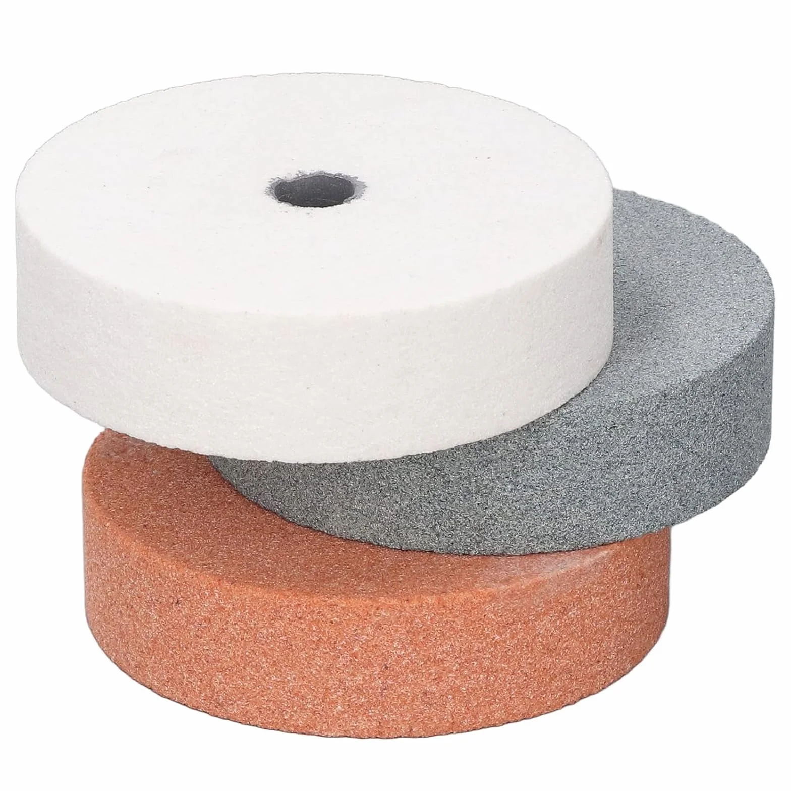 Mola da Banco Carburo di Silicio Disco Abrasivo 3 Pezzi per Metallo Ceramica Marmo Legno