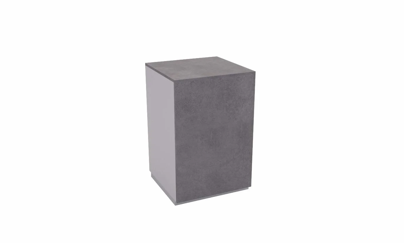 BANCO CASSA PROFESSIONALE BANCONE MODULARE PER PUNTI VENDITA NEGOZI DA 120/90/60 cm VARI COLORI E PERSONALIZZABILE (60X60 H 93 cm, BETON)