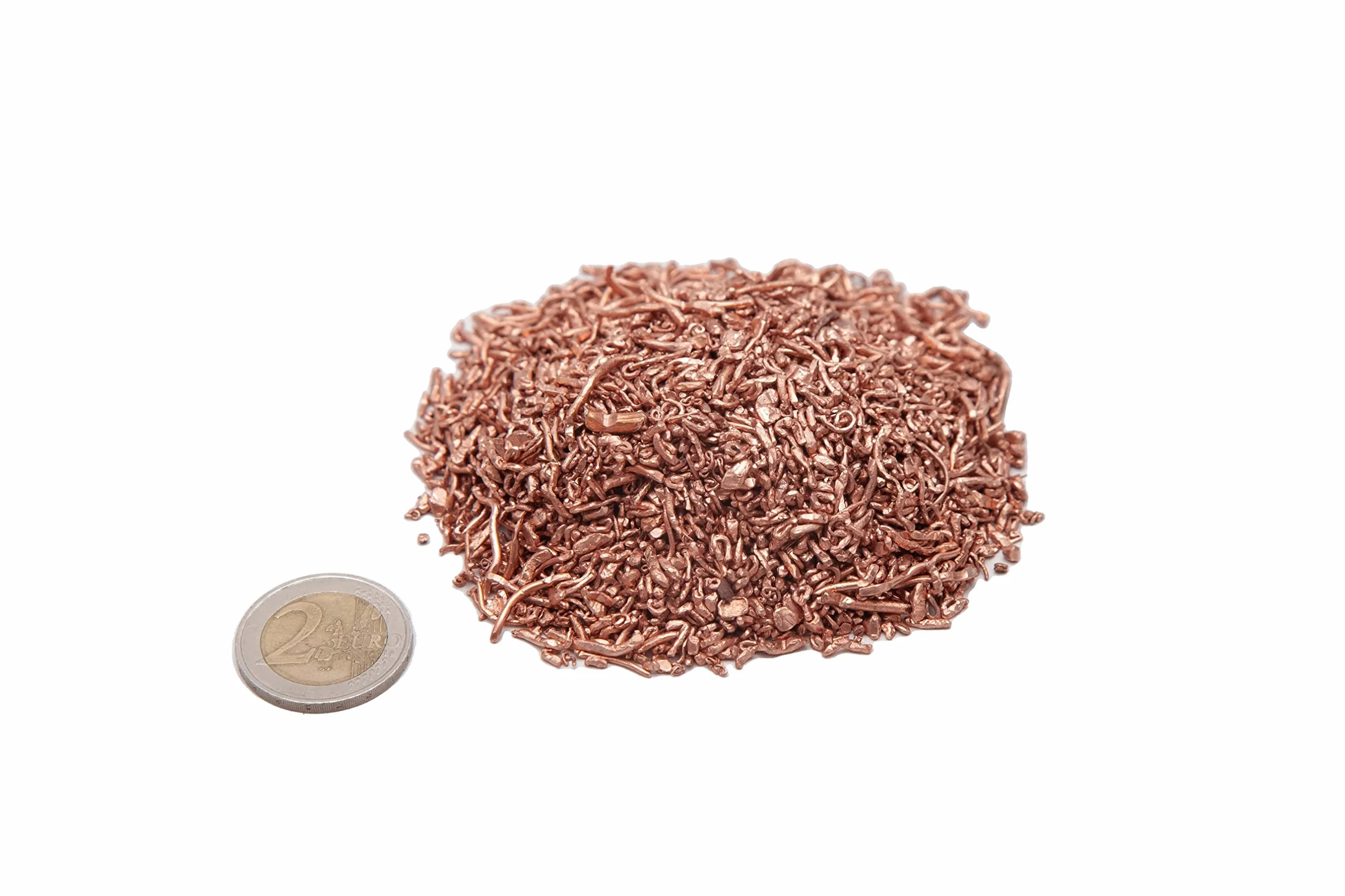 Granulato di rame 99,9% puro rame Cu Element 29 purezza riciclato 5000 g (5 kg)