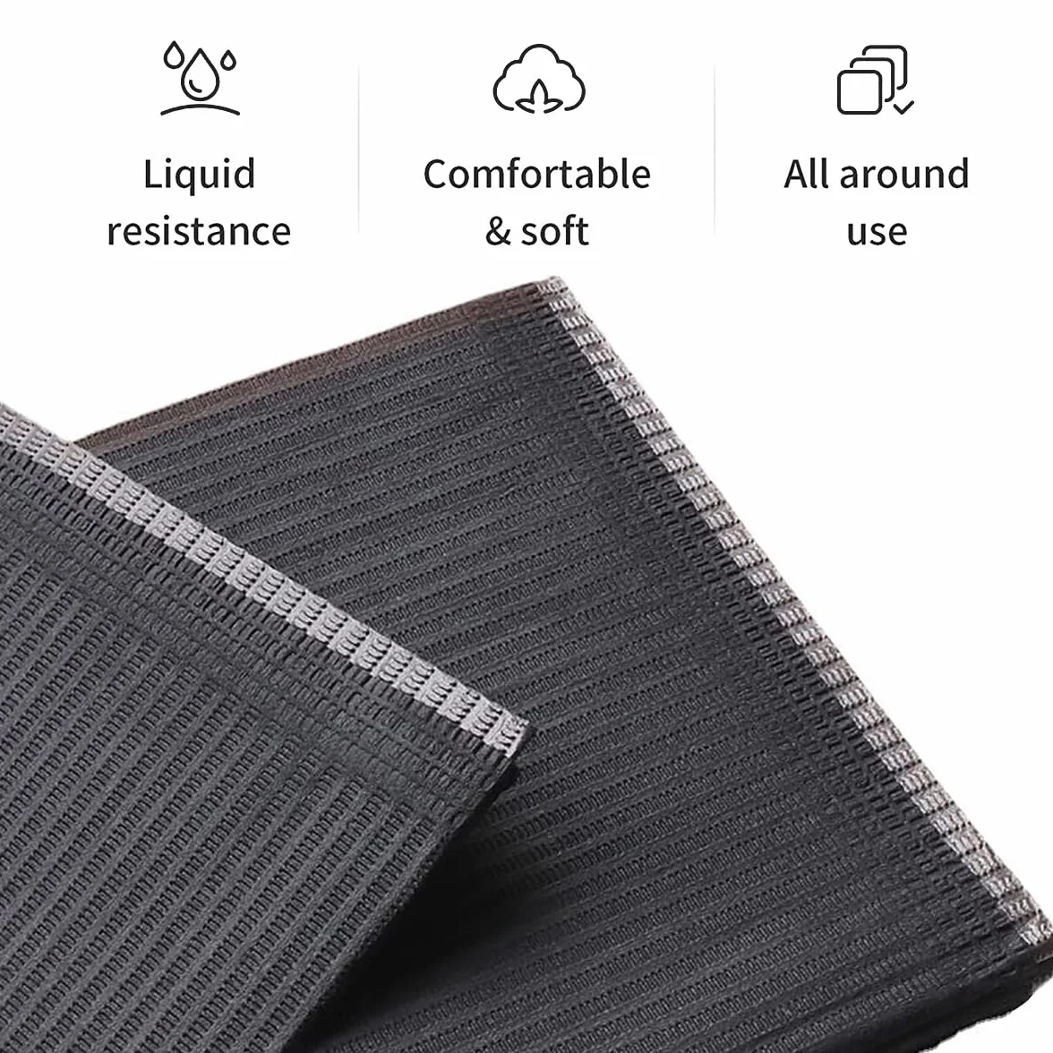 Bavaglini Dentali 50 Pezzi 33 x 45cm Usa e Getta Tovaglia Monouso per Tatuaggi Nero