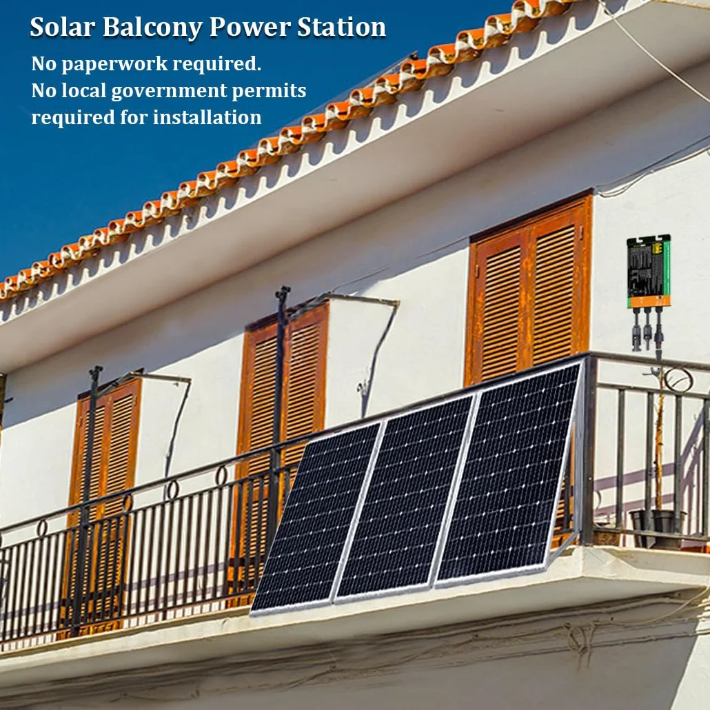 Y&H Invertitore per pannello solare Grid Tie da 350W da DC 26V-46V ad AC 230V micro inverter sinusoidale Centrale elettrica a balcone