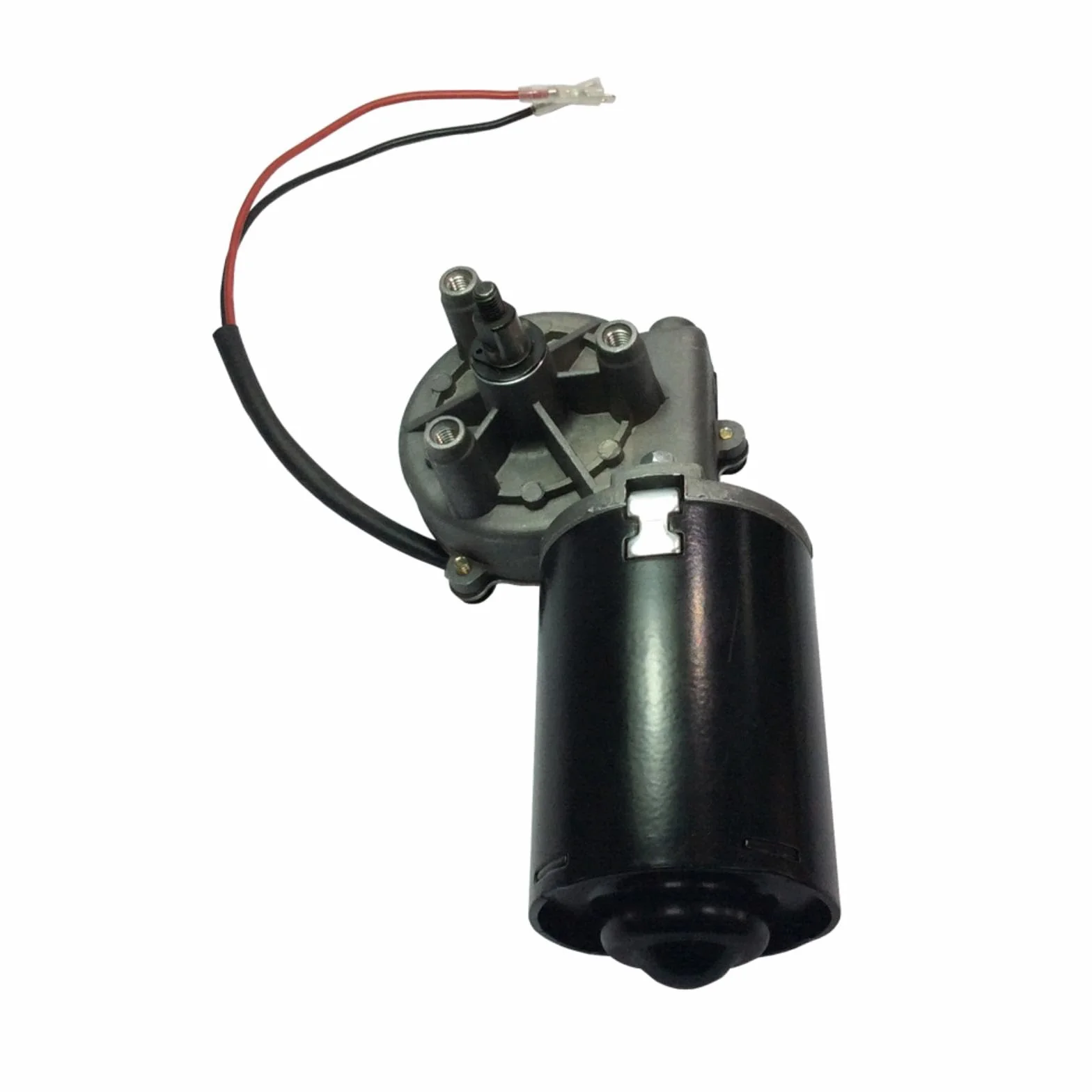 Trasmissione motore DC 12 V 24 V, motoriduttore a vite senza fine elettrico, ad angolo retto, commutabile con ingranaggi a sinistra, per sostituzione porta garage, 24V-30W, 50rpm-L-SS, 0