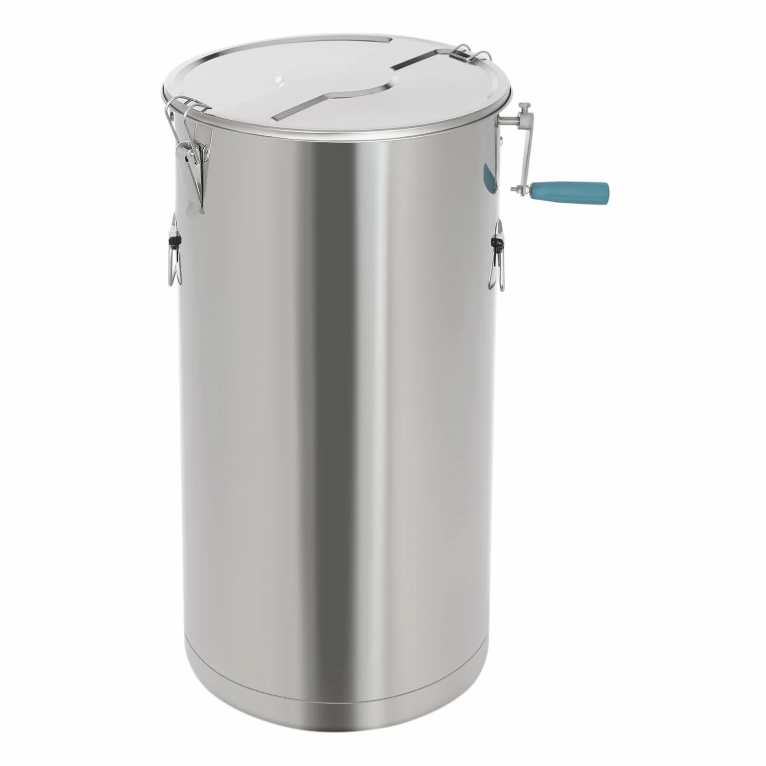 Fionda manuale a nido d'ape 2 fionda miele a nido d'ape con scarico del miele, estrattore di miele in acciaio inox estrattore di miele con coperchio, manuale estrattore di miele apicoltori accessori