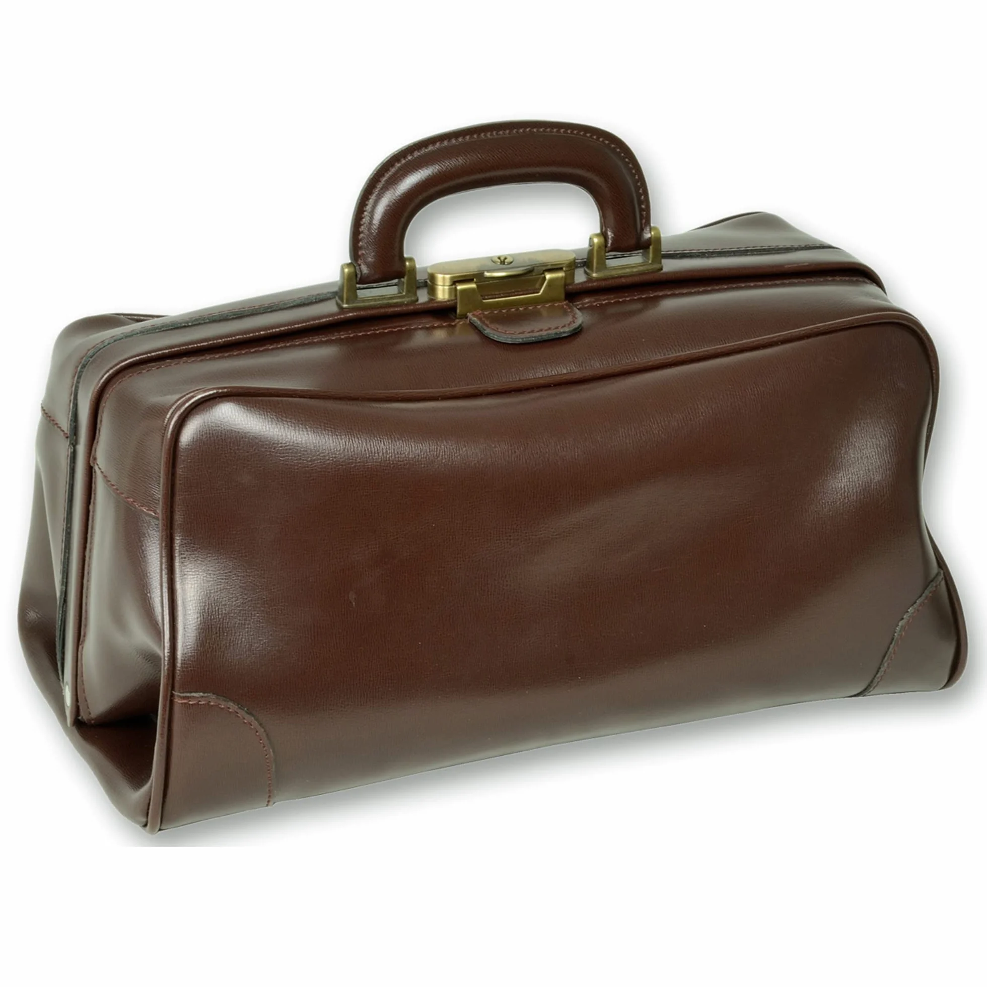 Gima - Borsa da Medico, Doctor Bag, Modello Florida, in Pelle, Colore Marrone