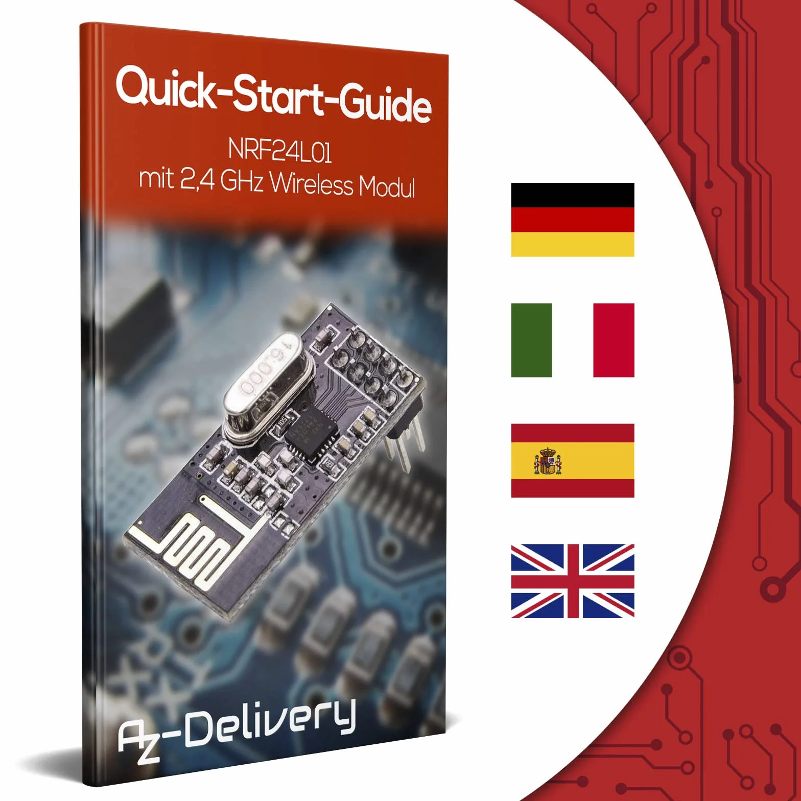 AZDelivery 5 x Modulo PCA9685 16 Canali 12 Bit Servo Motori compatibile con Arduino e Raspberry Pi incluso un E-Book!