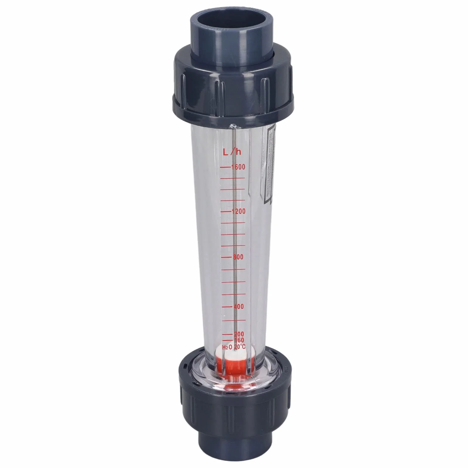 Misuratore di Portata per Liquidi 160-1600 LPH con Tubo in Plastica