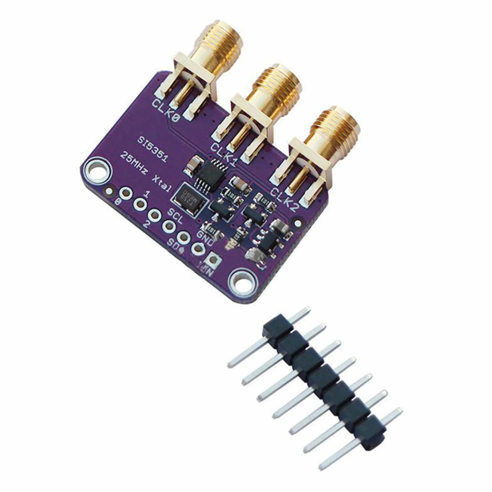 4X Si5351A Scheda di Sblocco del Generatore di Clock I2C 25 MHz 8Khz A 160Mhz per D9I2