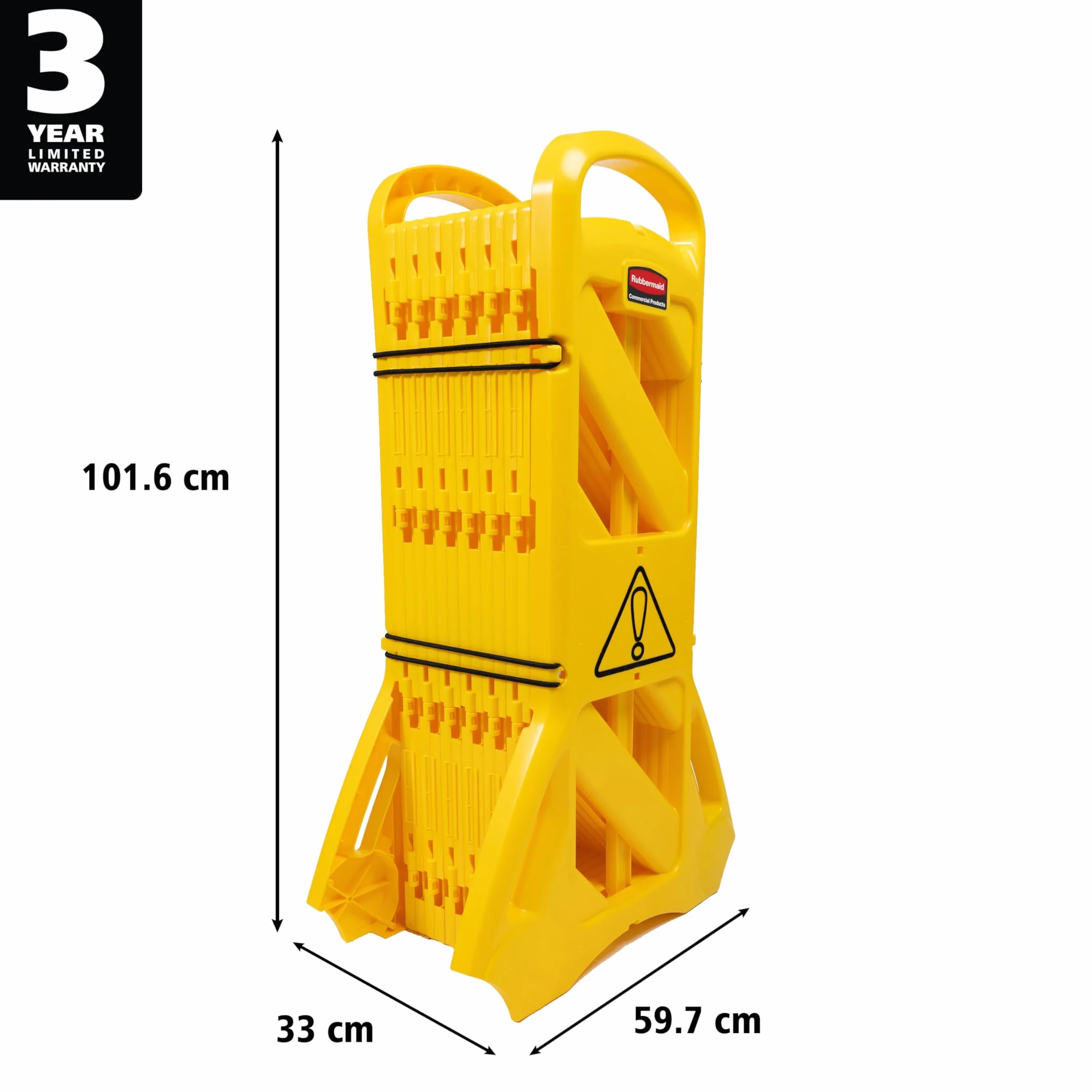 Rubbermaid FG9S1100 YEL 9S11 Pannelli di articolazione 4 m, Giallo
