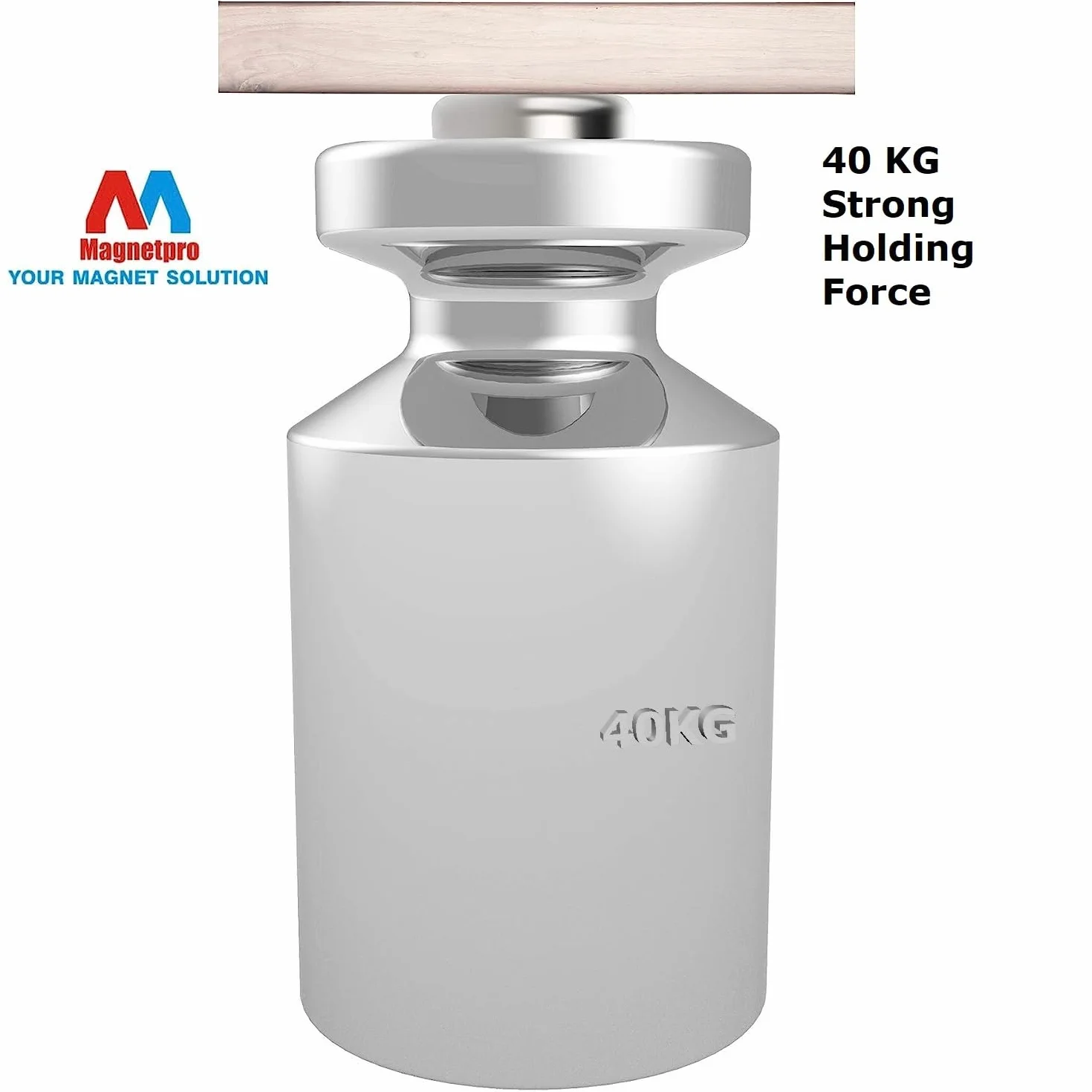 Magnetpro 6 dischi magnetici 40 kg forza trazione 32 x 8 mm magnete base acciaio viti