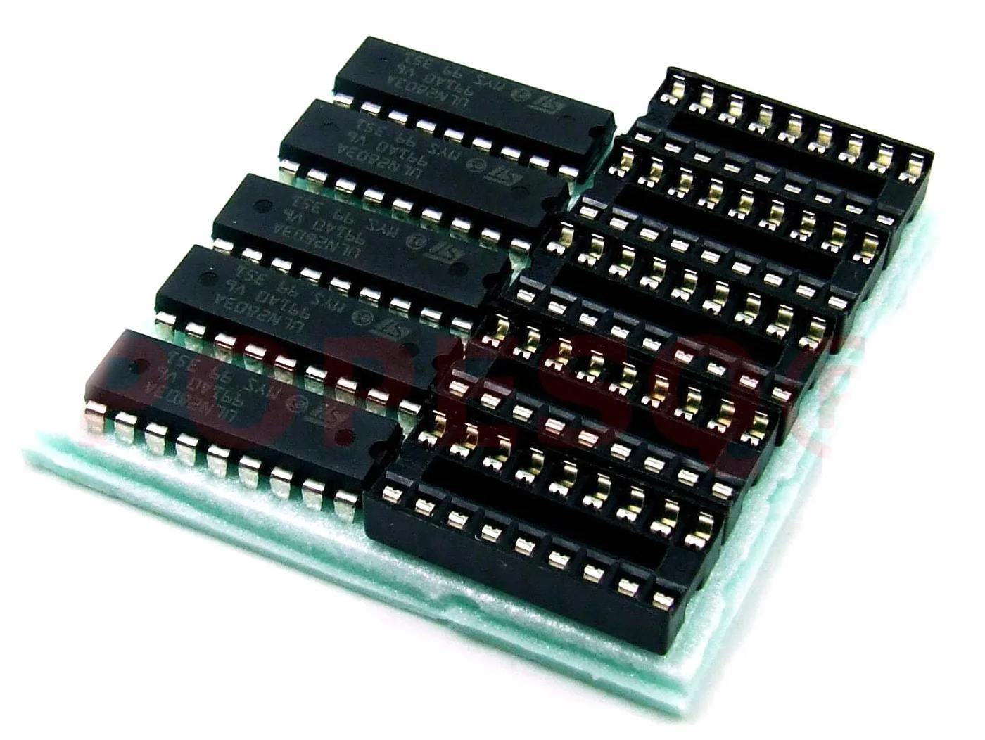 POPESQ® 5 pz. x ULN2803 Array di transistor NPN Darlington con Zoccolo #A305