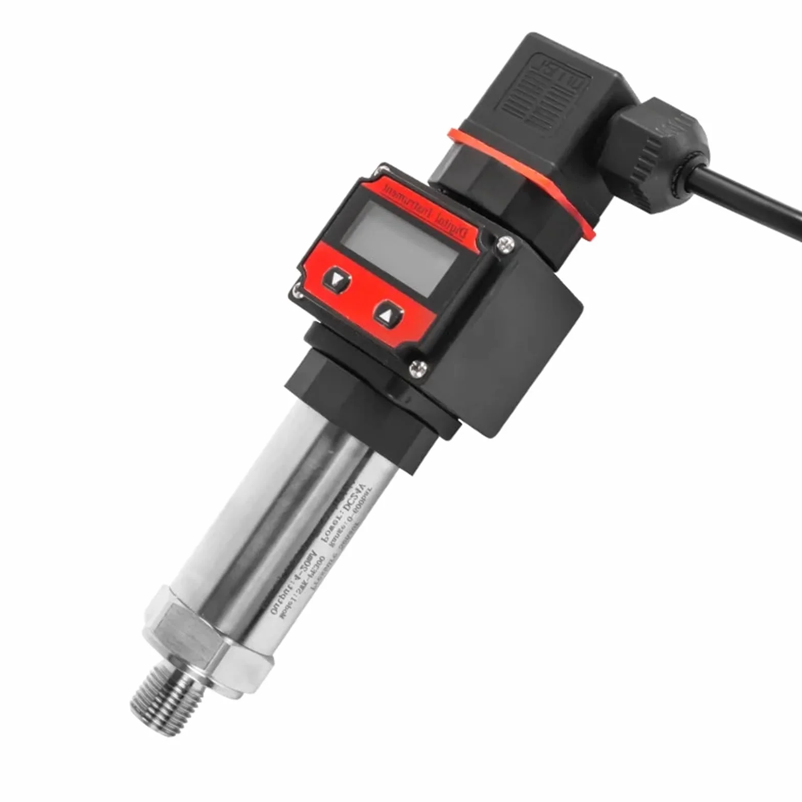 Trasmettitore di pressione, Trasmettitori di pressione Sensore con Display Digitale, Trasmettitore 4-20 MA, LCD, Trasduttore (-0.1-0.1MPa)