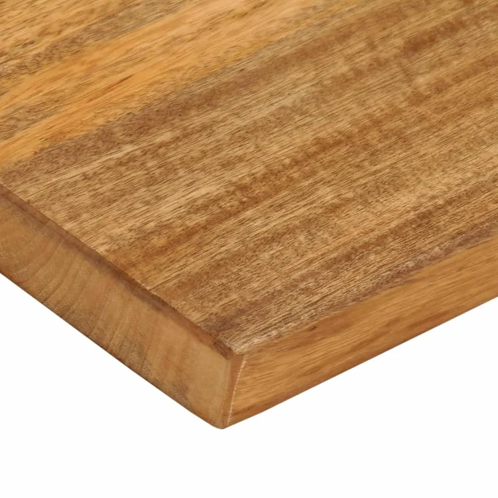 vidaXL Piano Tavolo Bordi Vivi 110x60x2,5cm Legno Massello di Mango