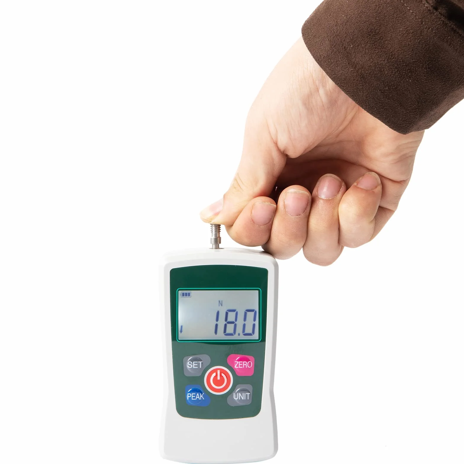 Beslands Misuratore di potenza digitale 500 N portatile, misuratore di pressione e trazione (500 N)