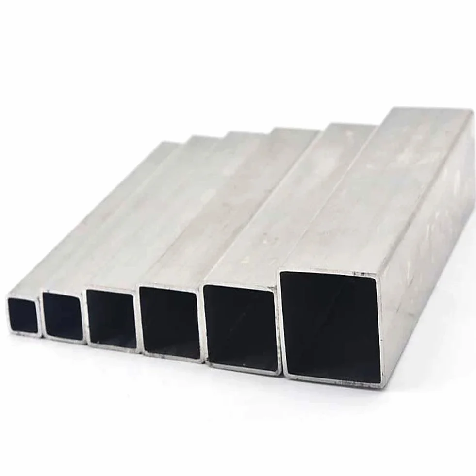 Tubi quadrati in acciaio inossidabile 304 10x10 mm spessore 1,5 mm lunghezza 0,5 m per fai da te