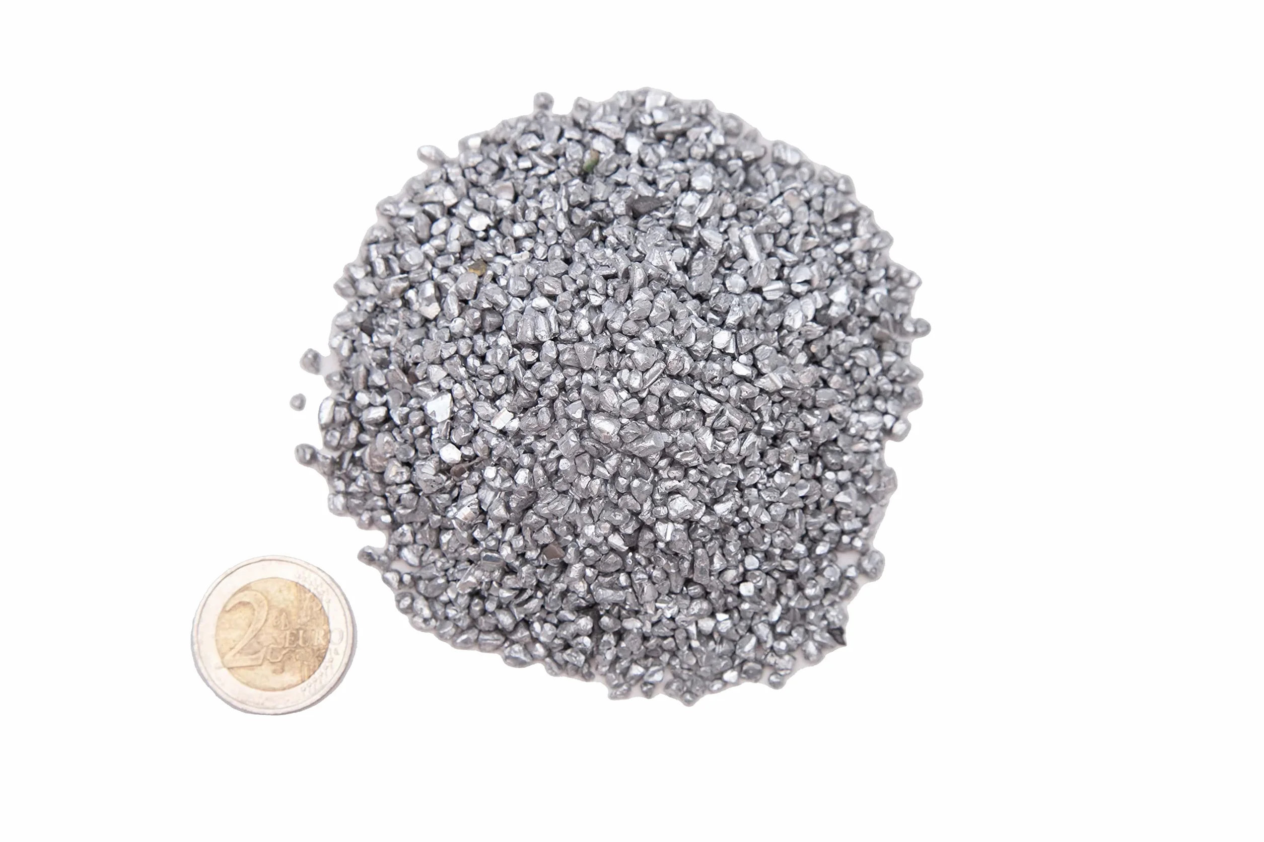 Granulato di alluminio, 99,9%, puro alluminio, elevata purezza, riciclato, 5000 g (5 kg)
