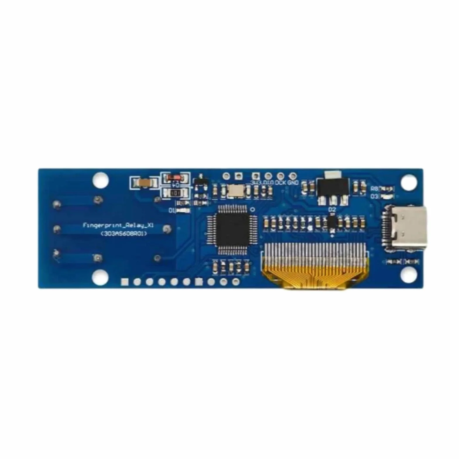 Modulo relè PLC Scheda STM32 con display OLED a semiconduttore capacitivo a modulo relè singolo for impronte digitali ZW101