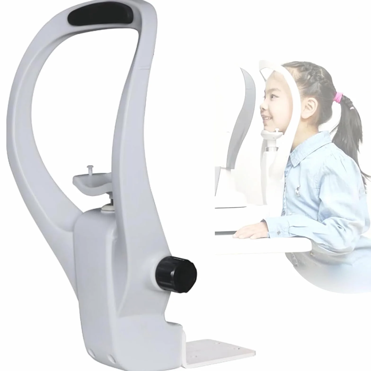 Poggiamento del Mento Supporto della Fronte Accessori Optometrici, Rifrattometro Automatico Oftalmico Riposo Visione Supporto frontale per allenamento visivo, accessori optometrici per supporto fronta