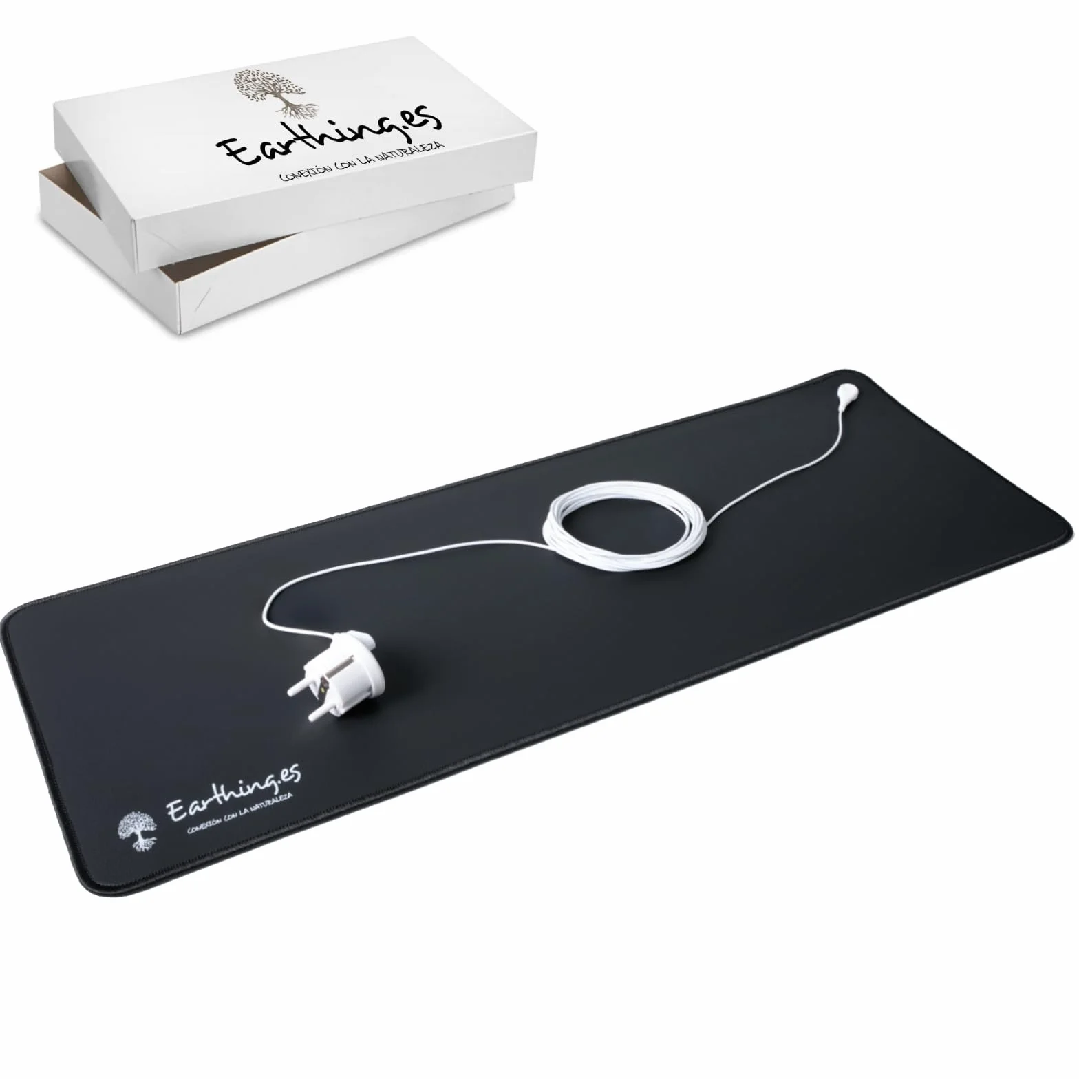 Tappetino Earthing Grounding per Connessione a Terra – Riduzione Stress, Miglioramento Sonno ed Equilibrio Energetico – Salute Naturale da Casa o Ufficio