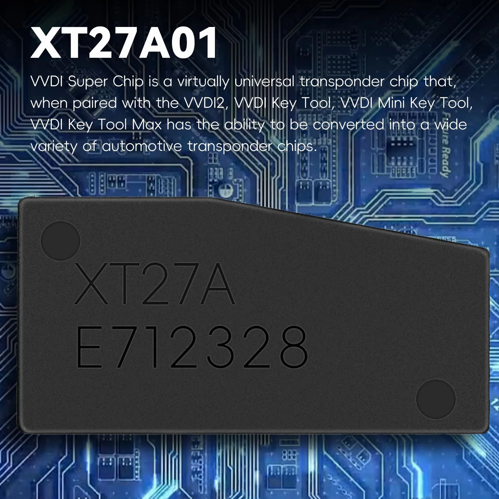 VVVDI Super Chip XT27A01 XT27A66 Transponder per ID46 / 40/43 / 4D / 8C / 8A / T3 / 47 per VDI2 VVDI Mini Chiave Strumento