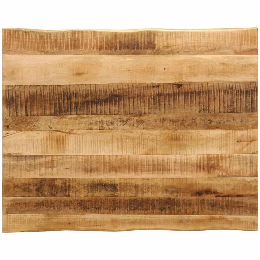 vidaXL Piano Tavolo Bordi Vivi 110x80x2,5 cm Legno di Mango Grezzo Sostituzione Tavolo da Pranzo