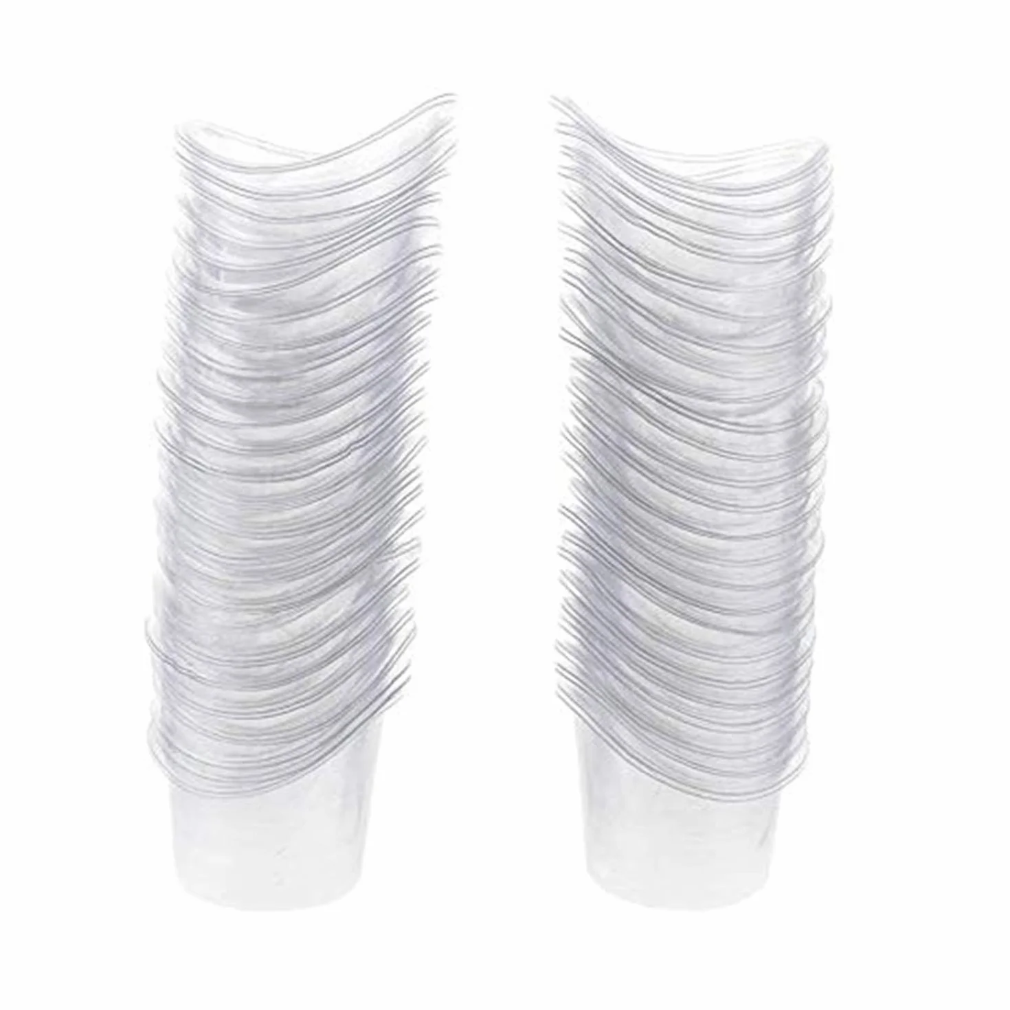YouU 50 Pezzi Tazze per Lavaggio Oculare in Plastica Monouso Non Sterili Tazze di Misurazione USA e Getta Portatili Tazze di Pulizia per Lavaggio Oculare 5ml Fiale per Stoccaggio(5ml)