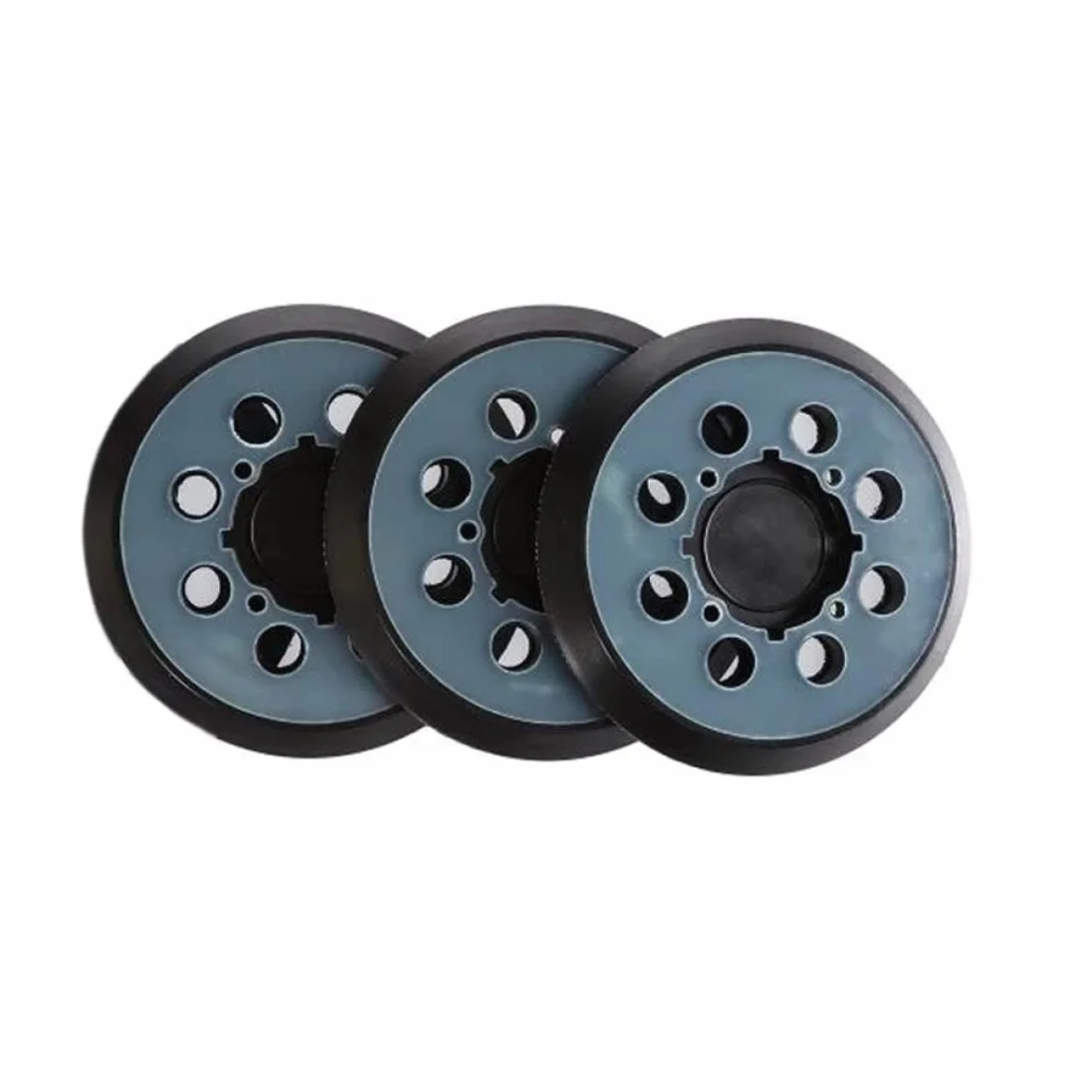DAZZLEEX Protezione per cuscinetti di supporto, 3 pezzi, 125 mm, 8 fori, per levigatrice DWE6423