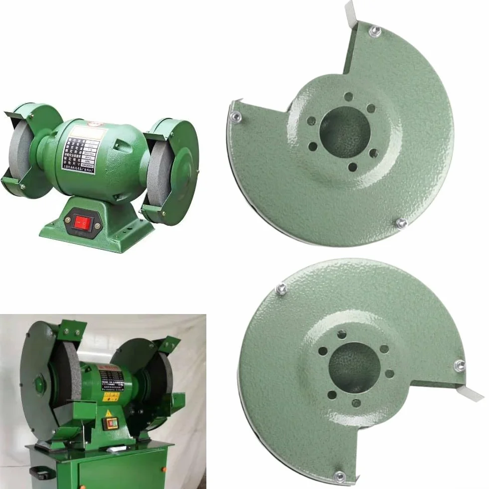Copertura protettiva per smerigliatrice da banco 15,2 cm, rettificatrice tipo 150, protezione sicurezza, ferro, verde
