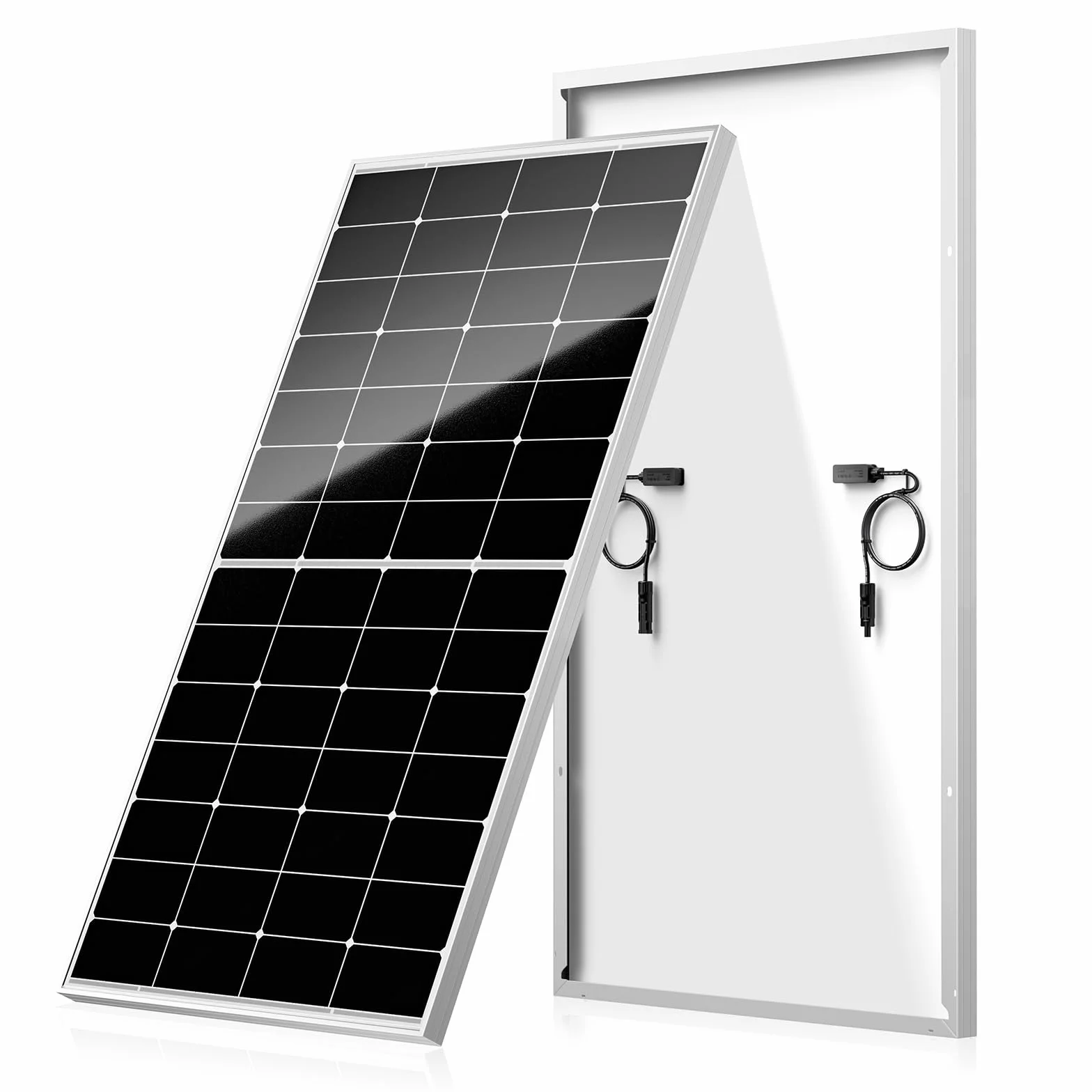 Pannello solare monocristallino da 300W 12 V, modulo PV 25% ad alta efficienza per roulotte, camper, case, balconi, barche, tetto, batterie e off-gri (300 watt)