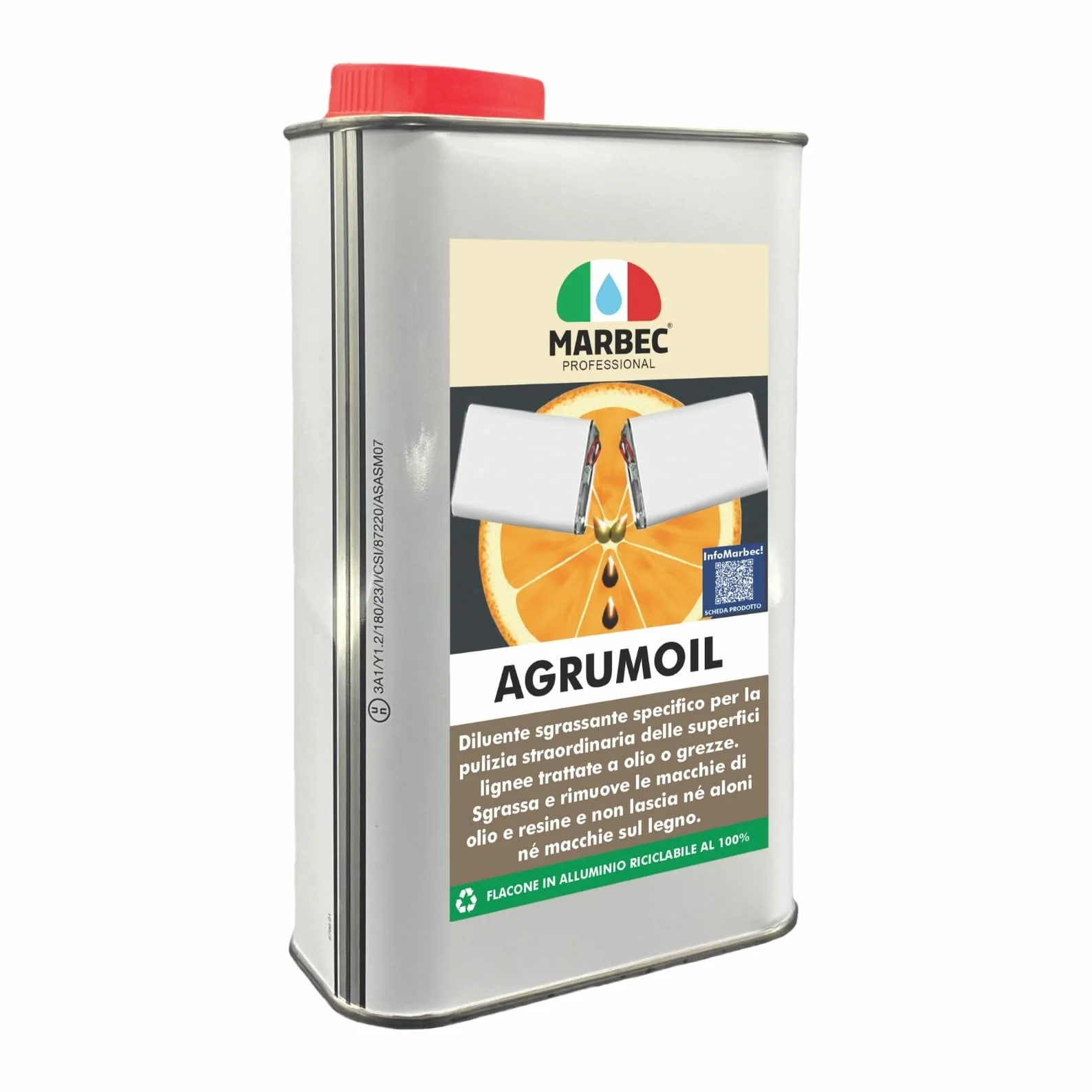MARBEC AGRUMOIL 1LT Diluente sgrassante per legno in d-limonene