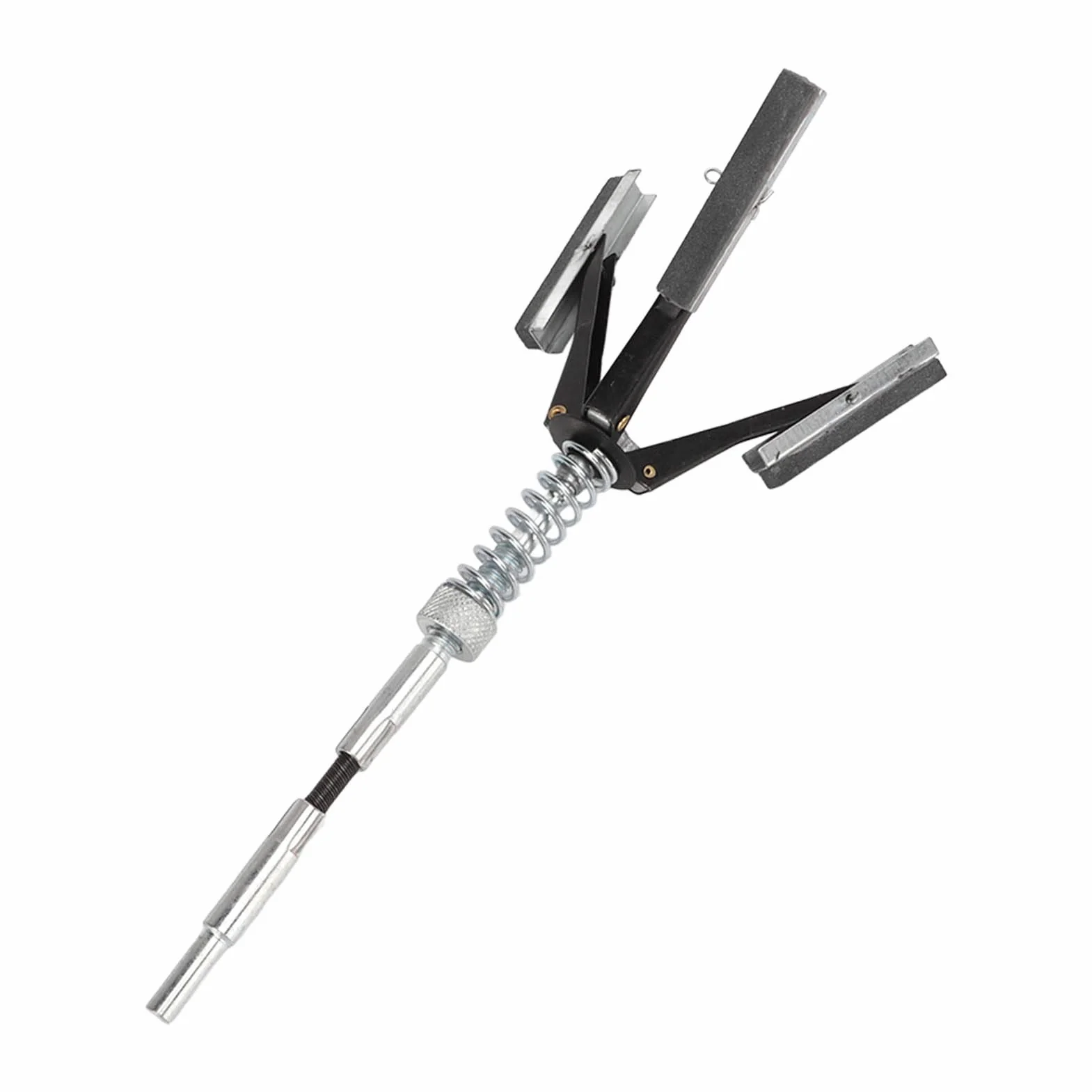 Akozon Utensile per Levigare il Cilindro del Motore con 3 Pietre da 1 1/8 Pollici, Grana 220, Regolabile da 1-1/4 Pollici a 3-1/2 Pollici per Testate Cilindri per Sport