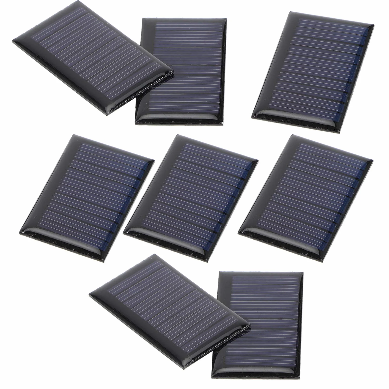 Mini Pannello Solare 8PCS 30MA 5V Celle Solari Piastra Epossidica Fai-da-Te Caricabatterie Fotovoltaiche