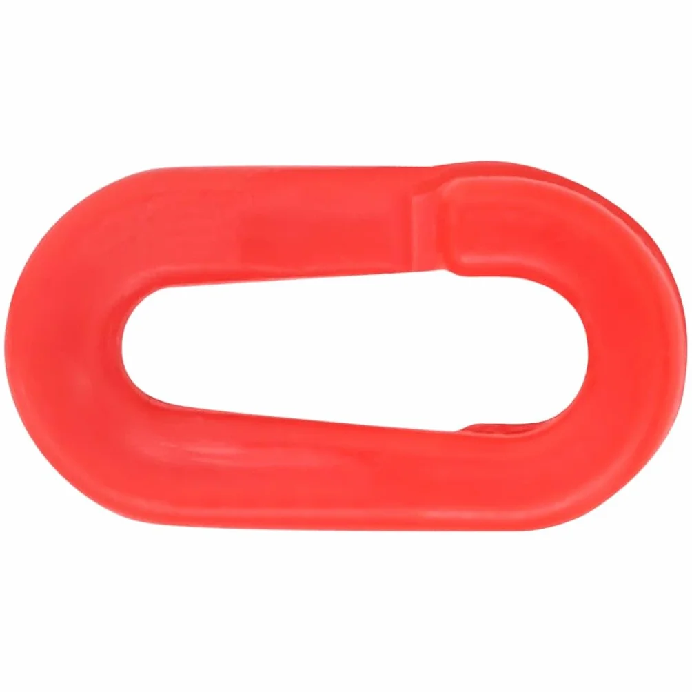 vidaXL Set di Pali Stradali con Catena in Plastica di 10 m