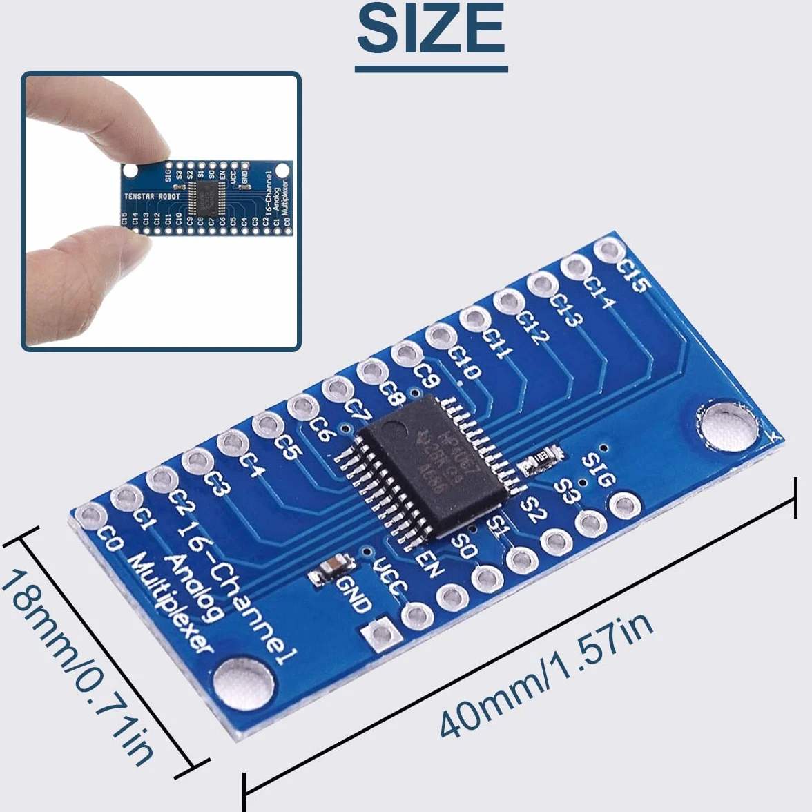 10PCS CD74HC4067 CMOS Ad Alta Velocità Multiplexer Analogico Preciso 16 Canali Multiplexer Digitale Analogico MUX Modulo Scheda di Sblocco