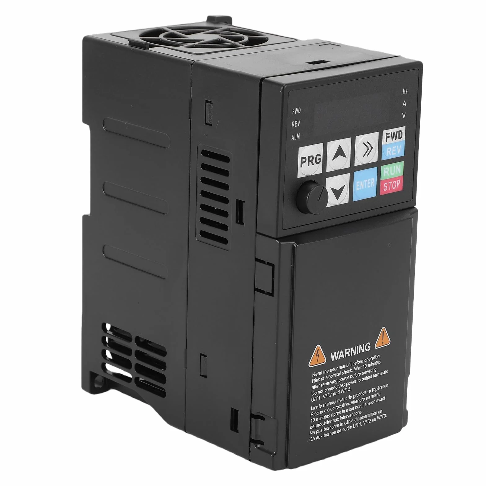 Ejoyous Azionamento a Frequenza Vettoriale PC Ignifugo Azionamento a Frequenza Variabile 1,5KW Trifase 50 60Hz 5,0A da 0 a 320Hz Display Digitale per il Controllo della velocità del Motore Nelle