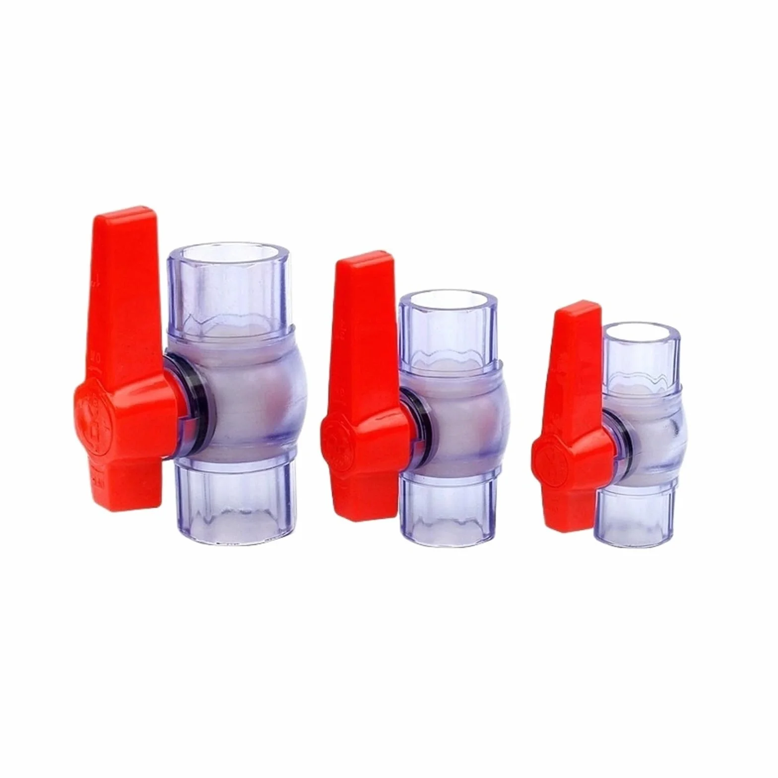 Raccordi for tubi in UPVC trasparenti blu da 20~63 mm, raccordi rapidi for tubi di drenaggio for acquari, valvole di giunzione for tubi di irrigazione da giardino(Flange Plate,50mm (1PC))