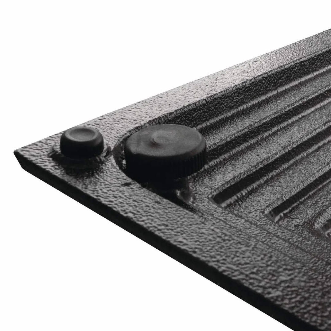 Bolero CE153 passo base tavolo quadrato in ghisa, nero