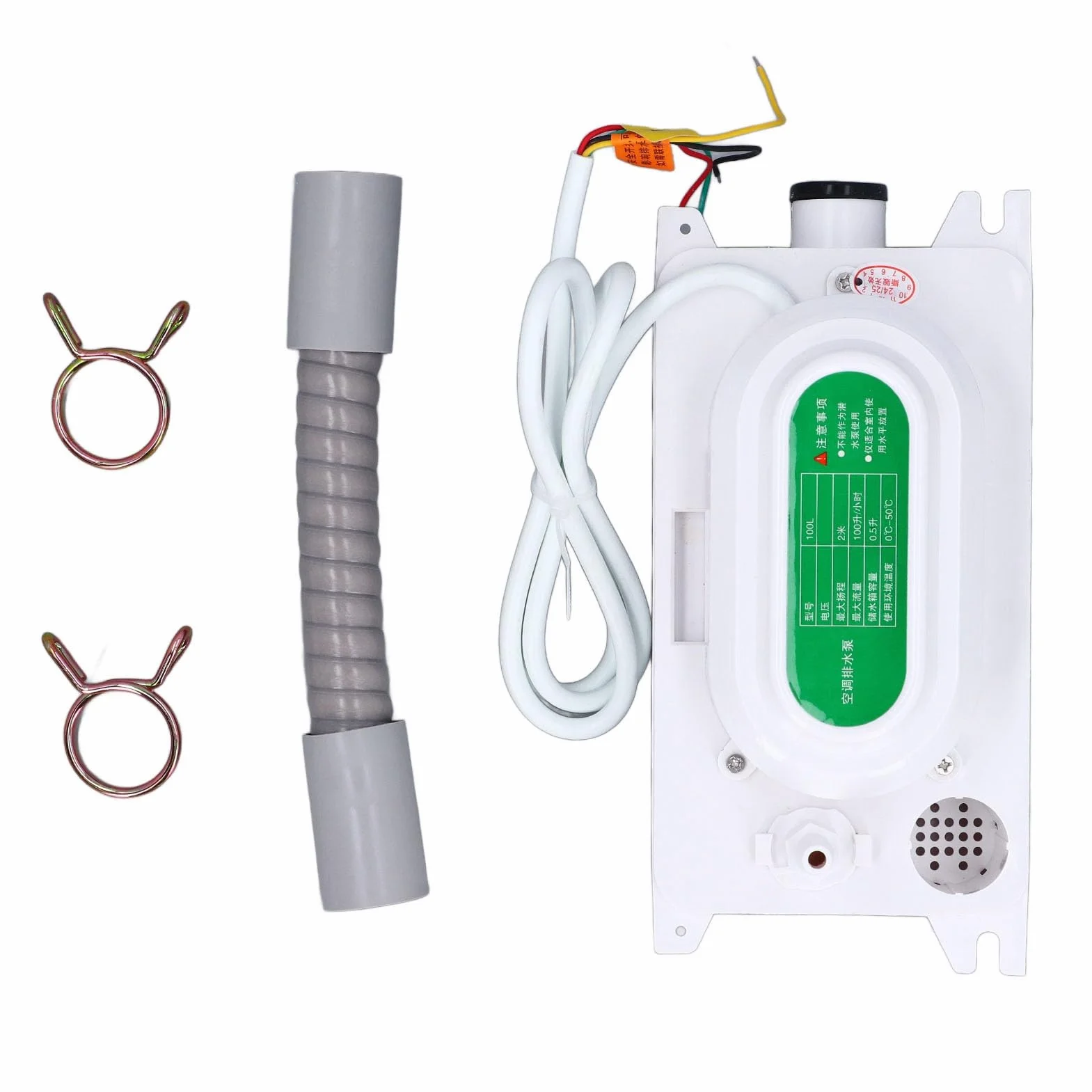Pompa per Condensa 100-230 V Pompa per Condensa AC Mini Split HVAC Automatica Sollevamento Rimozione Scarico Flusso 100 L/H con Serbatoio