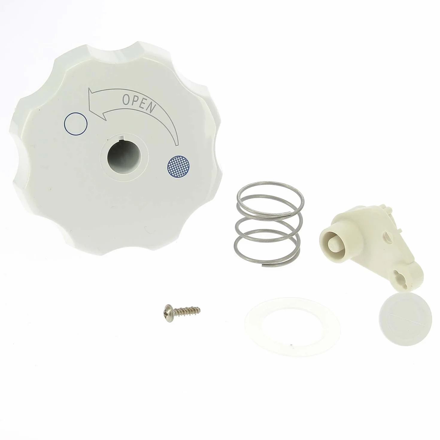 Thetford 16377-62 SB 301/073 - Pulsante risciacquo, Colore: Bianco