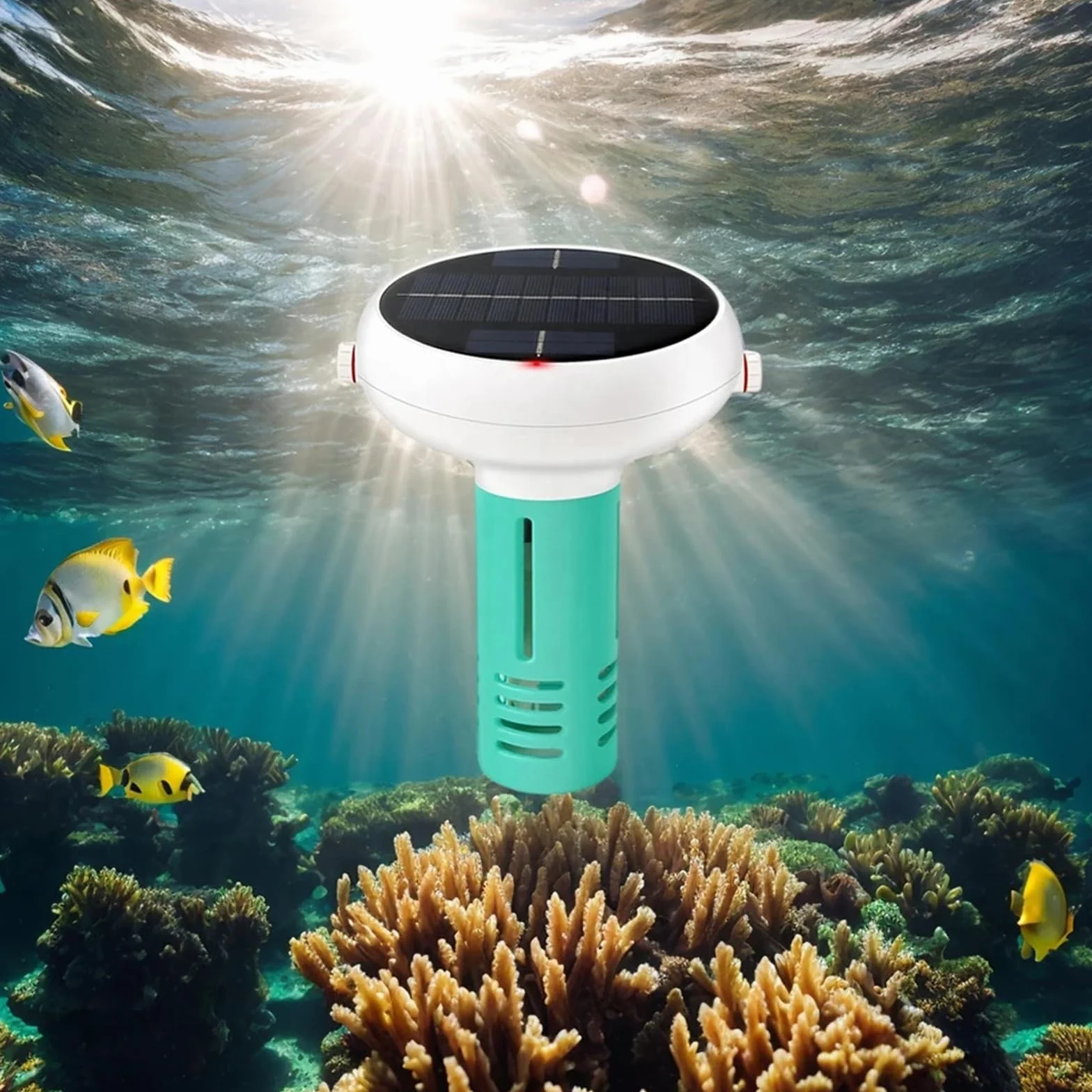 Misuratore di cloro intelligente 7 in 1, funziona con APP, misuratore pH/ORP/EC/TDS/Temp/CL/sale, sale for piscina, acquario,Multifunzionale