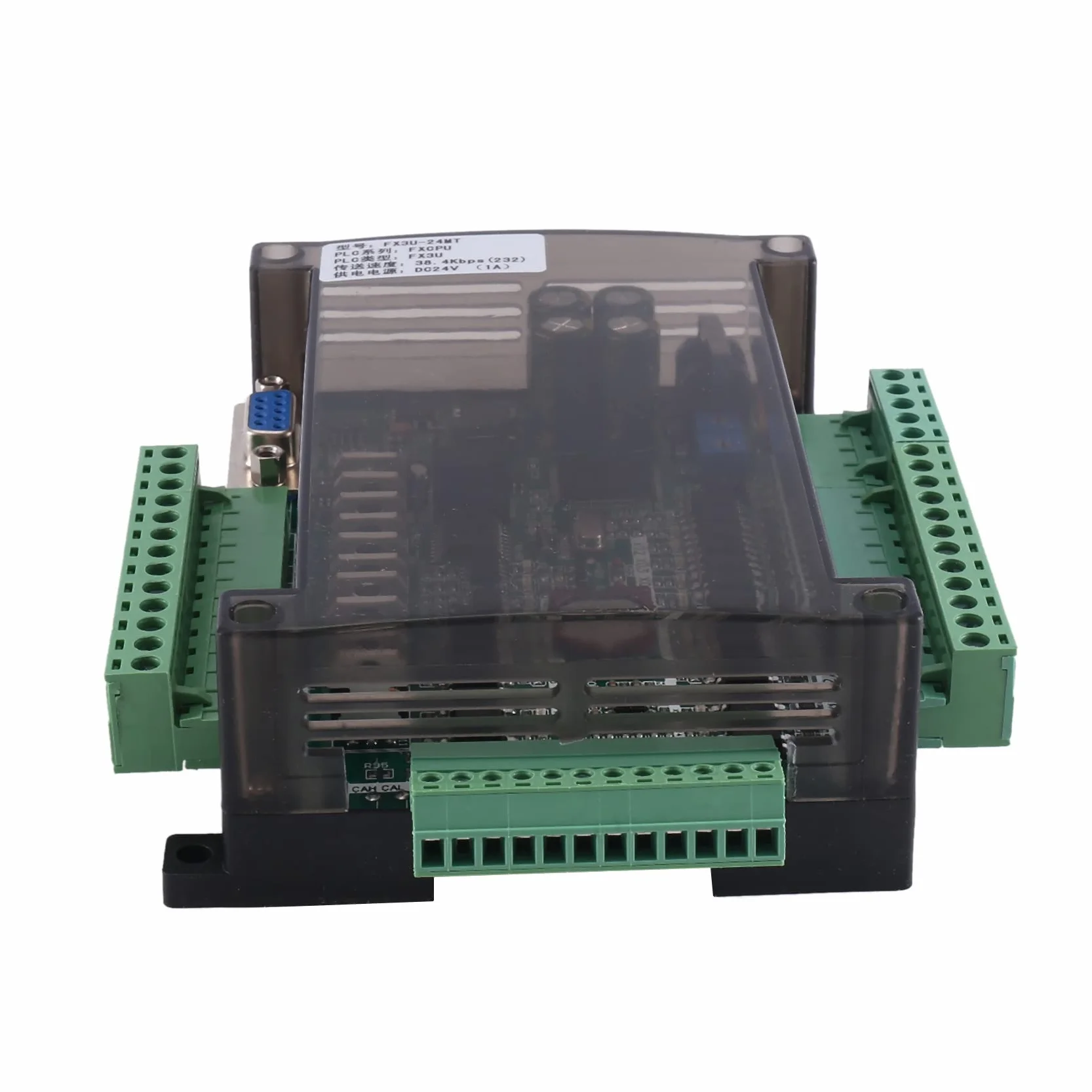 1 PCS FX3U-24MT PLC Scheda di controllo industriale 14 Input 10 Uscita 6AD con 485 Comunicazione e (B)