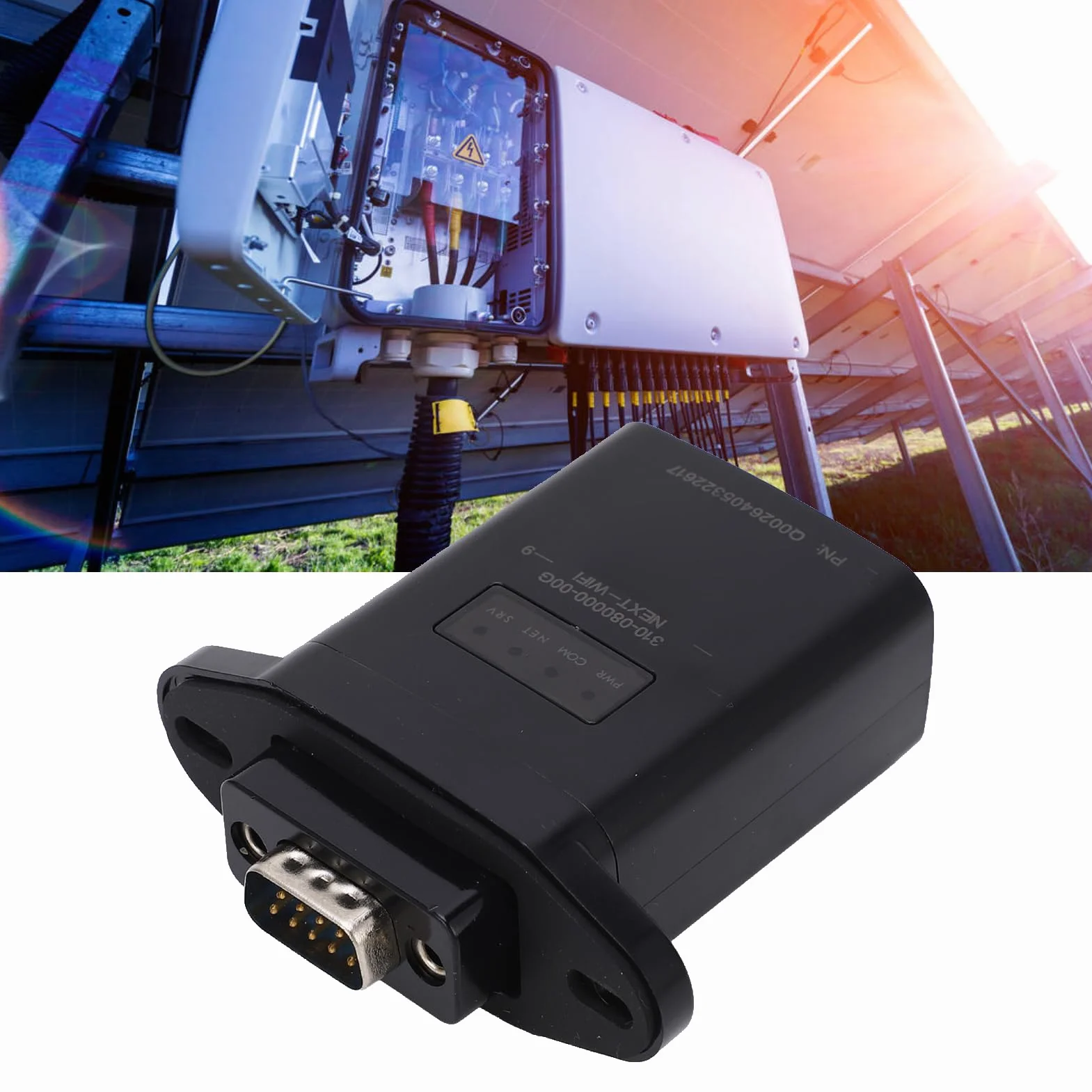 Solar Wifi Inverter Modulo Wireless Solar Inverter Accessori con Antenna e Cavo di Collegamento per il Monitoraggio Remoto